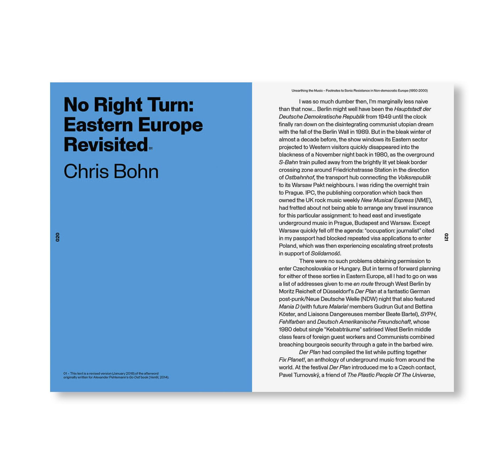 UNEARTHING THE MUSIC FOOTNOTES TO SONIC RESISTANCE IN NON-DEMOCRATIC EUROPE (1950-2000)