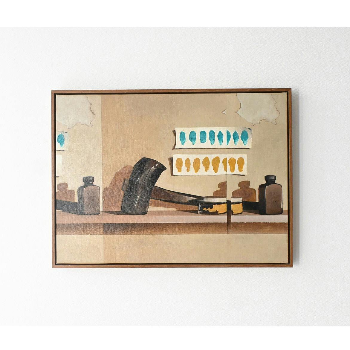 still life 'wooden hammer, color sample #2'