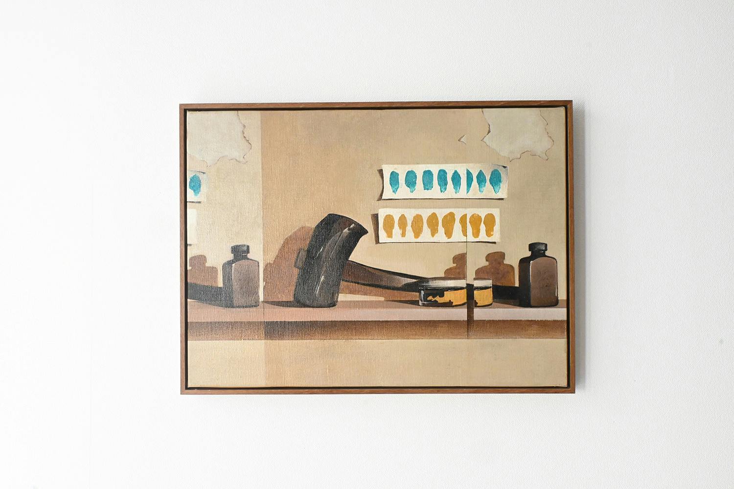 still life 'wooden hammer, color sample #2'