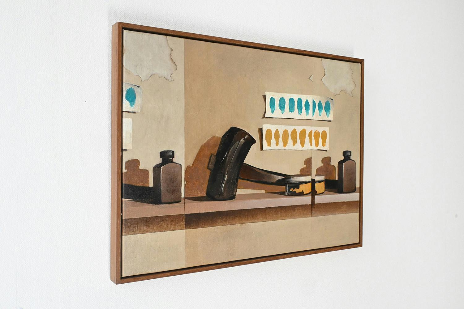 still life 'wooden hammer, color sample #2'