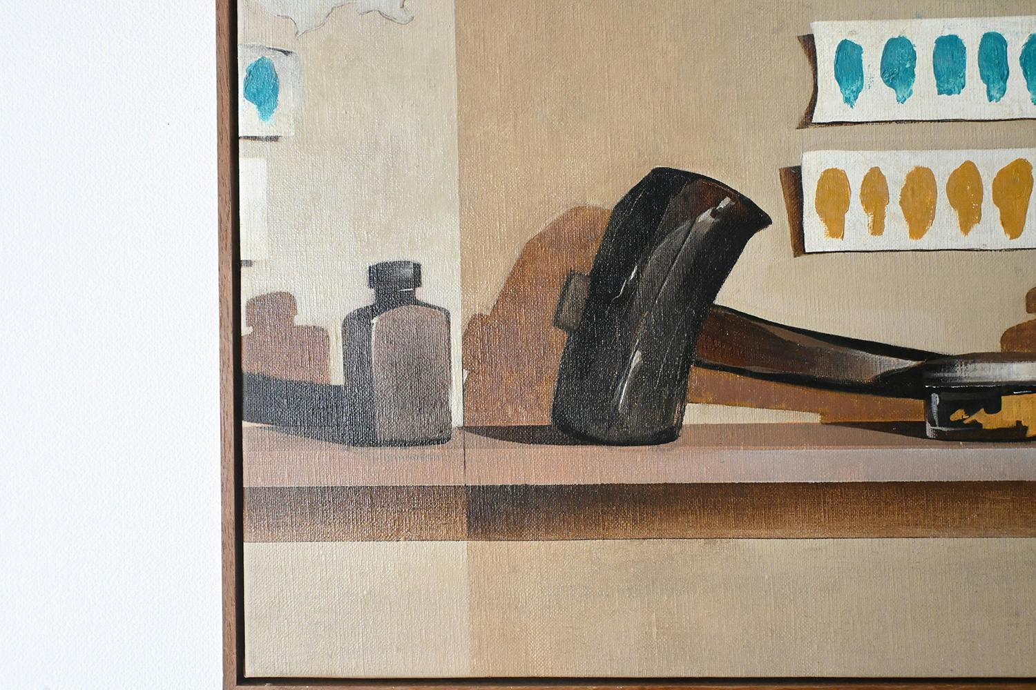 still life 'wooden hammer, color sample #2'