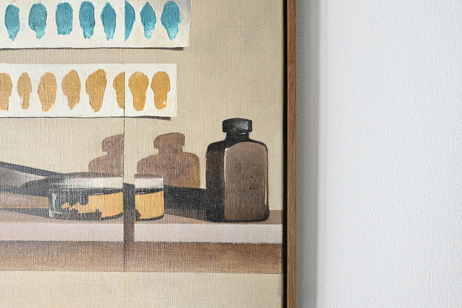 still life 'wooden hammer, color sample #2'