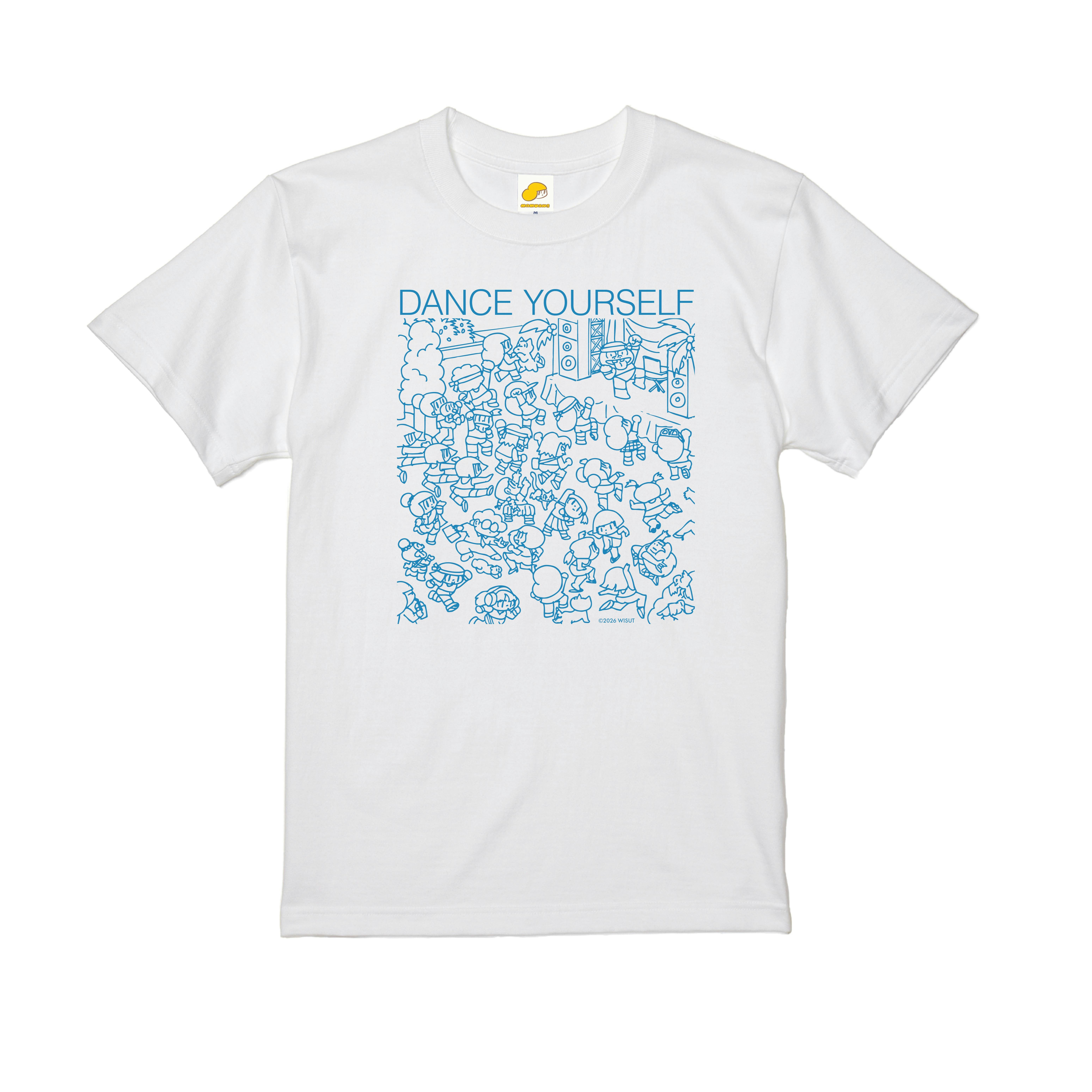 DANCE YOURSELF ティーシャツ　ホワイト Mサイズ