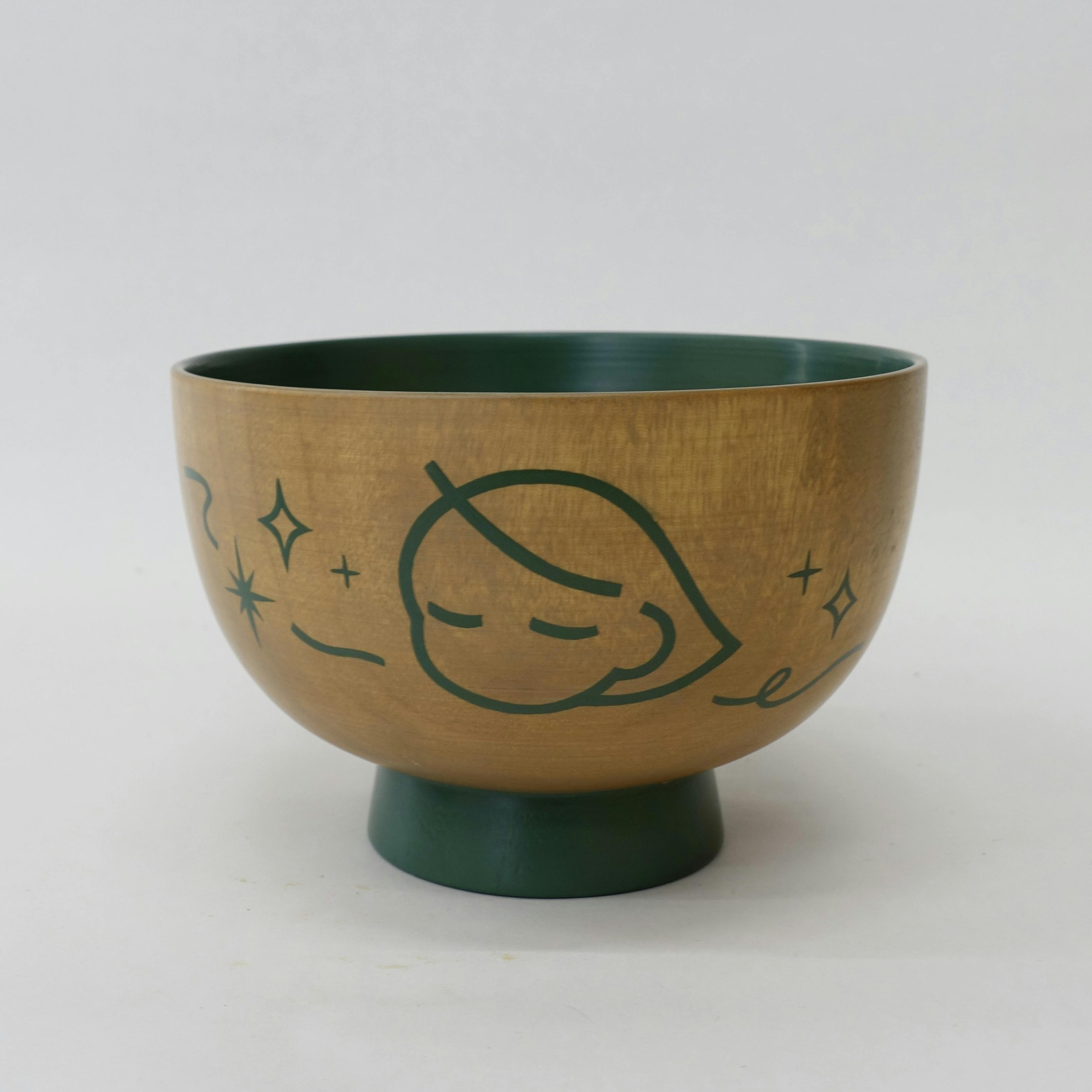 内塗り小汁椀-白-