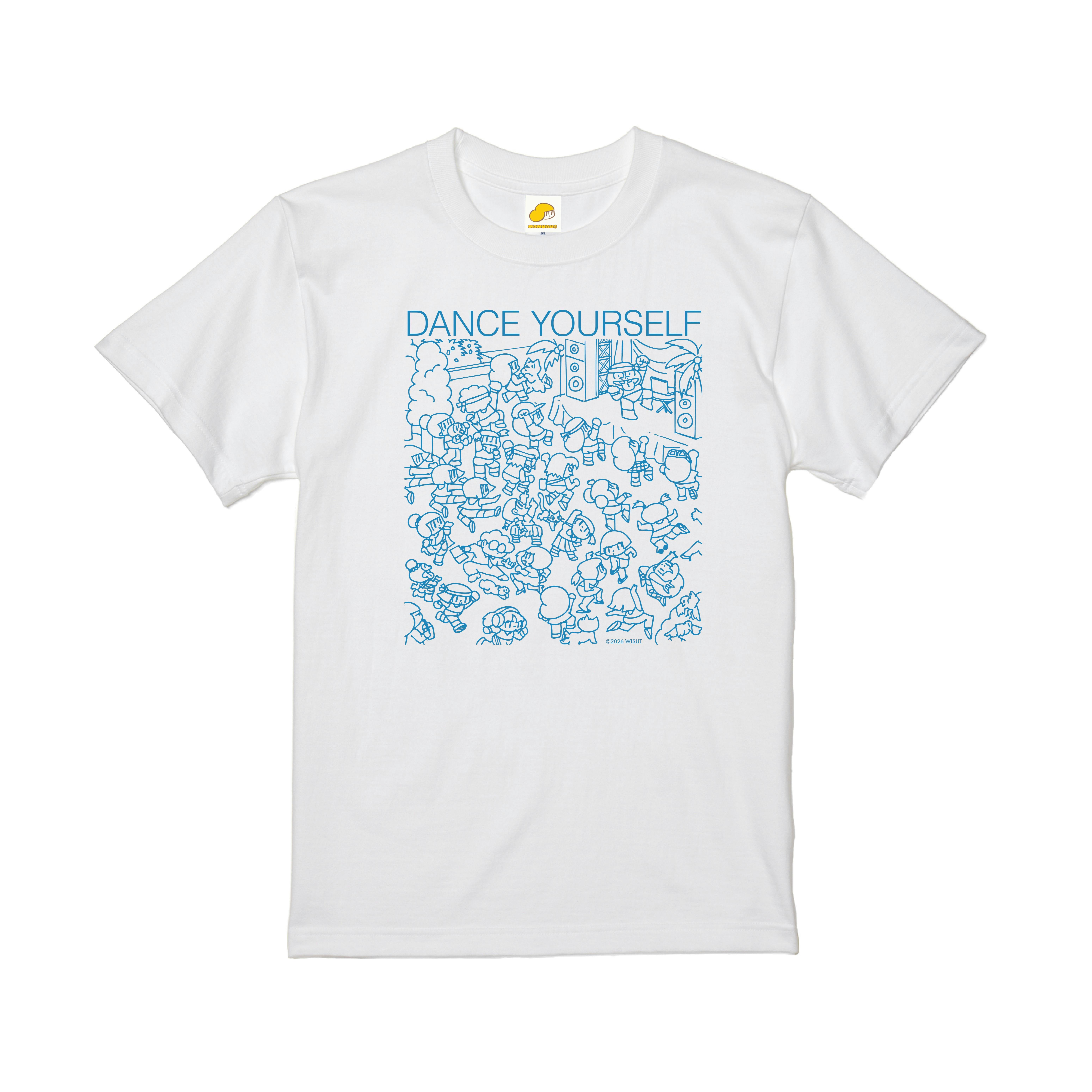 DANCE YOURSELF ティーシャツ　ホワイト Lサイズ