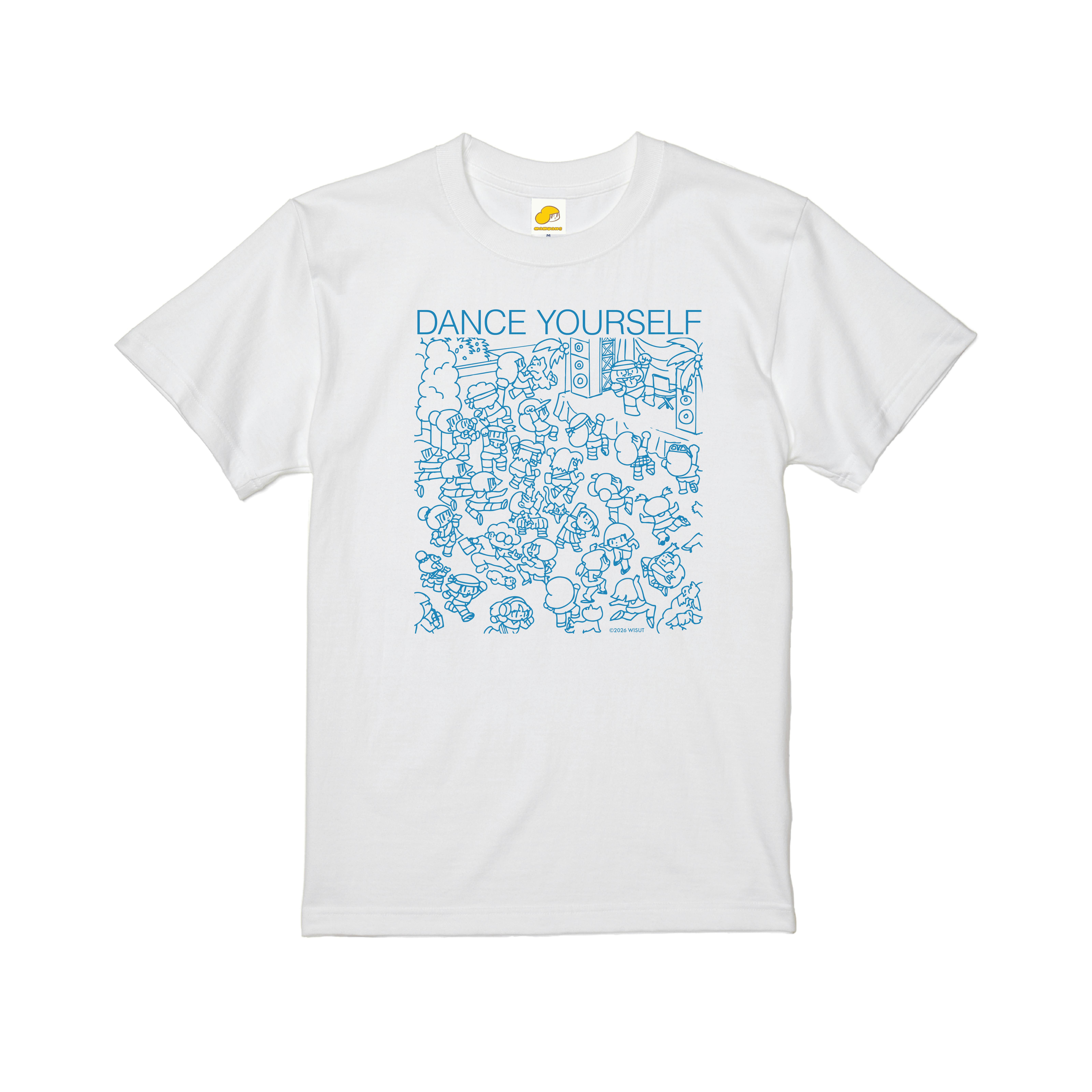 DANCE YOURSELF ティーシャツ　ホワイト Lサイズ