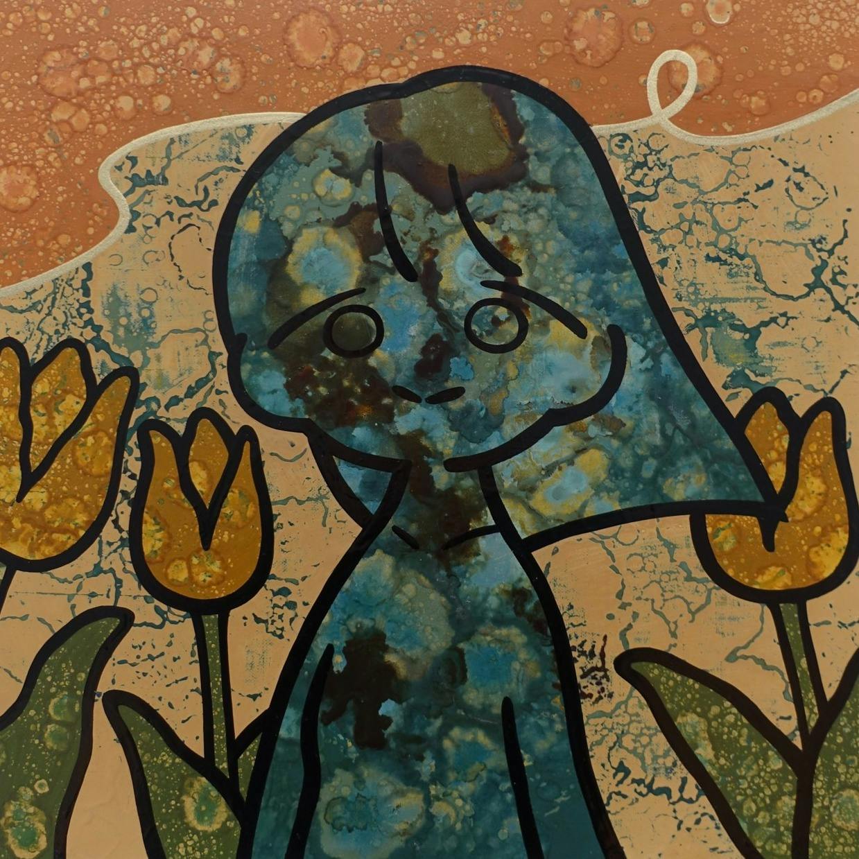 春の装い「チューリップ」(風)