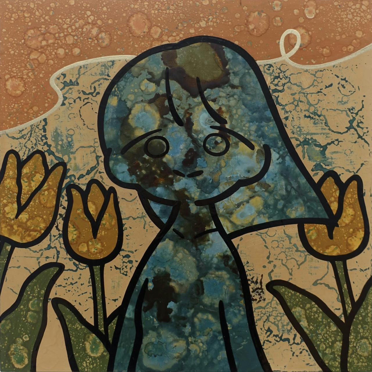 春の装い「チューリップ」(風)