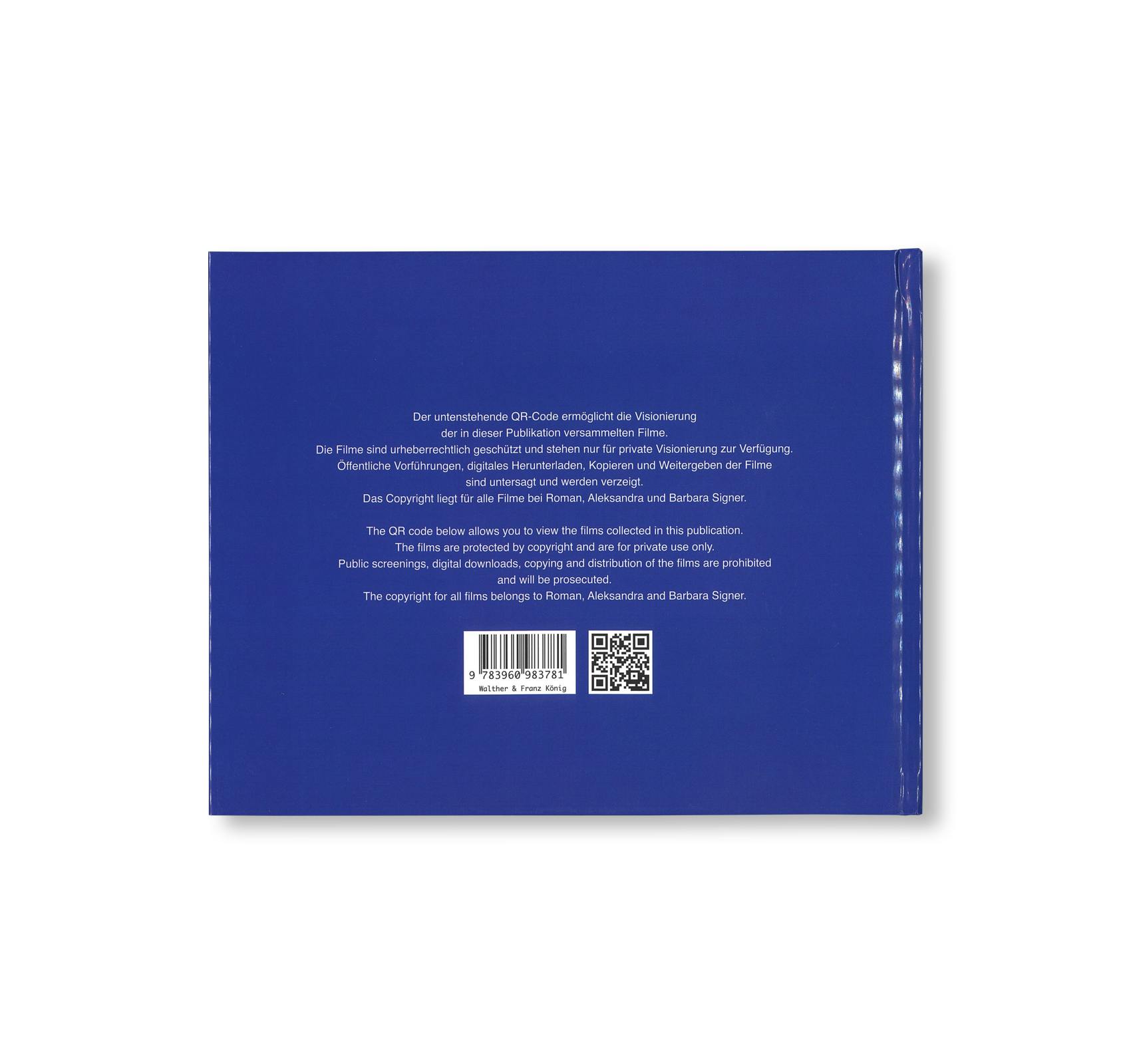 SUPER-8 FILME 1975-2001. KOMMENTIERTES WERKVERZEICHNIS / ANNOTATED CATALOGUE RAISONNÉ