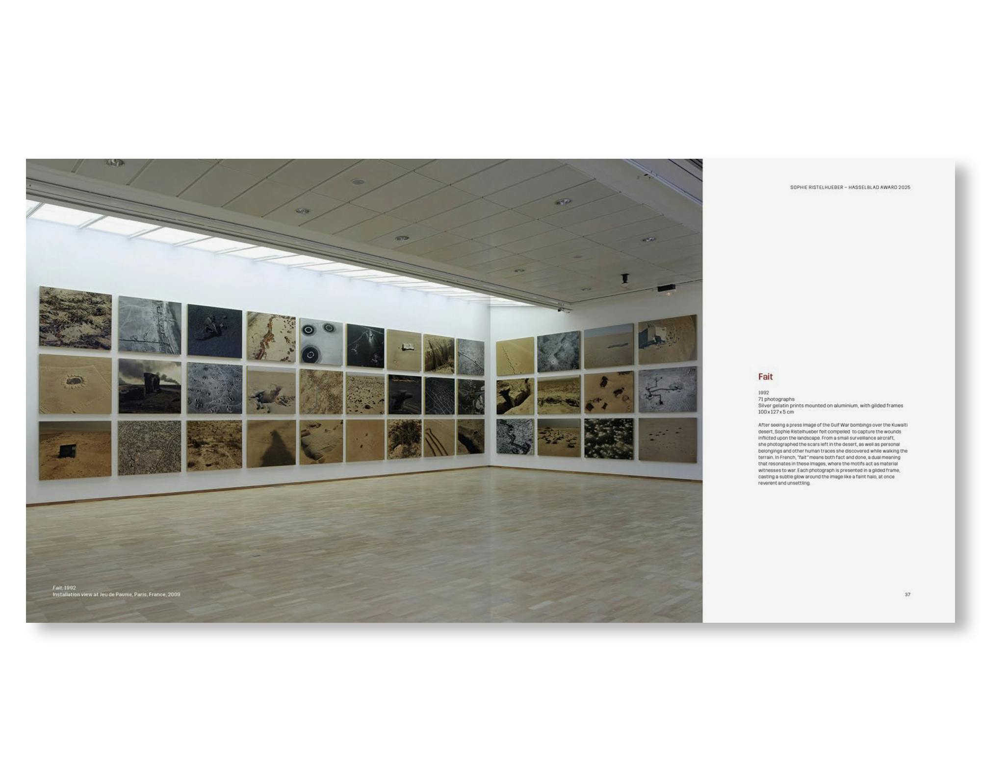 SOPHIE RISTELHUEBER - HASSELBLAD AWARD 2025