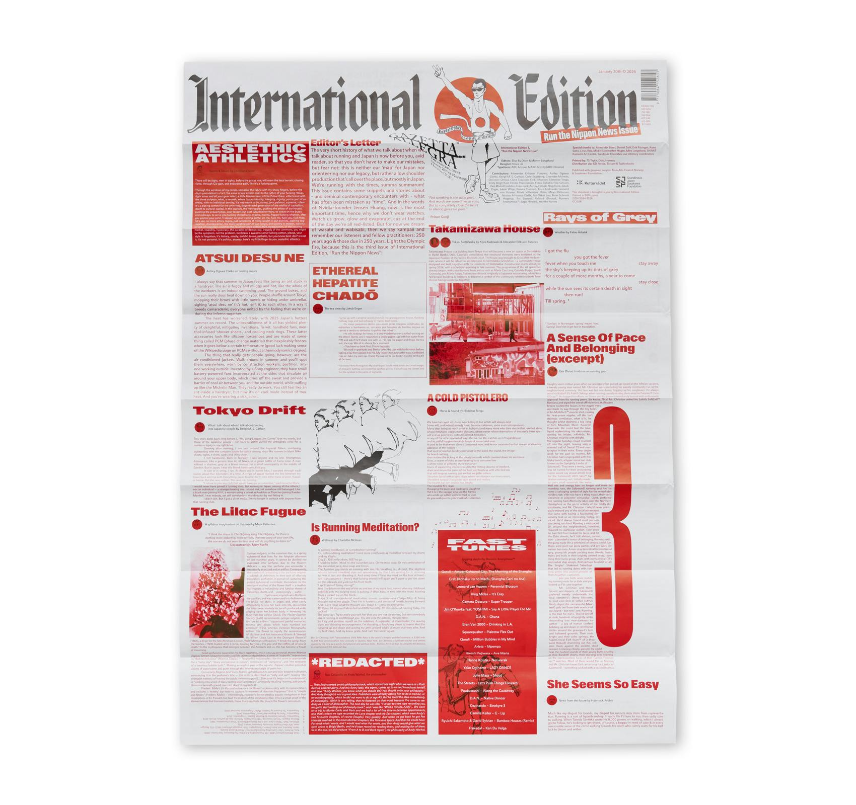 INTERNATIONAL EDITION - RUN THE NIPPON NEWS ISSUE