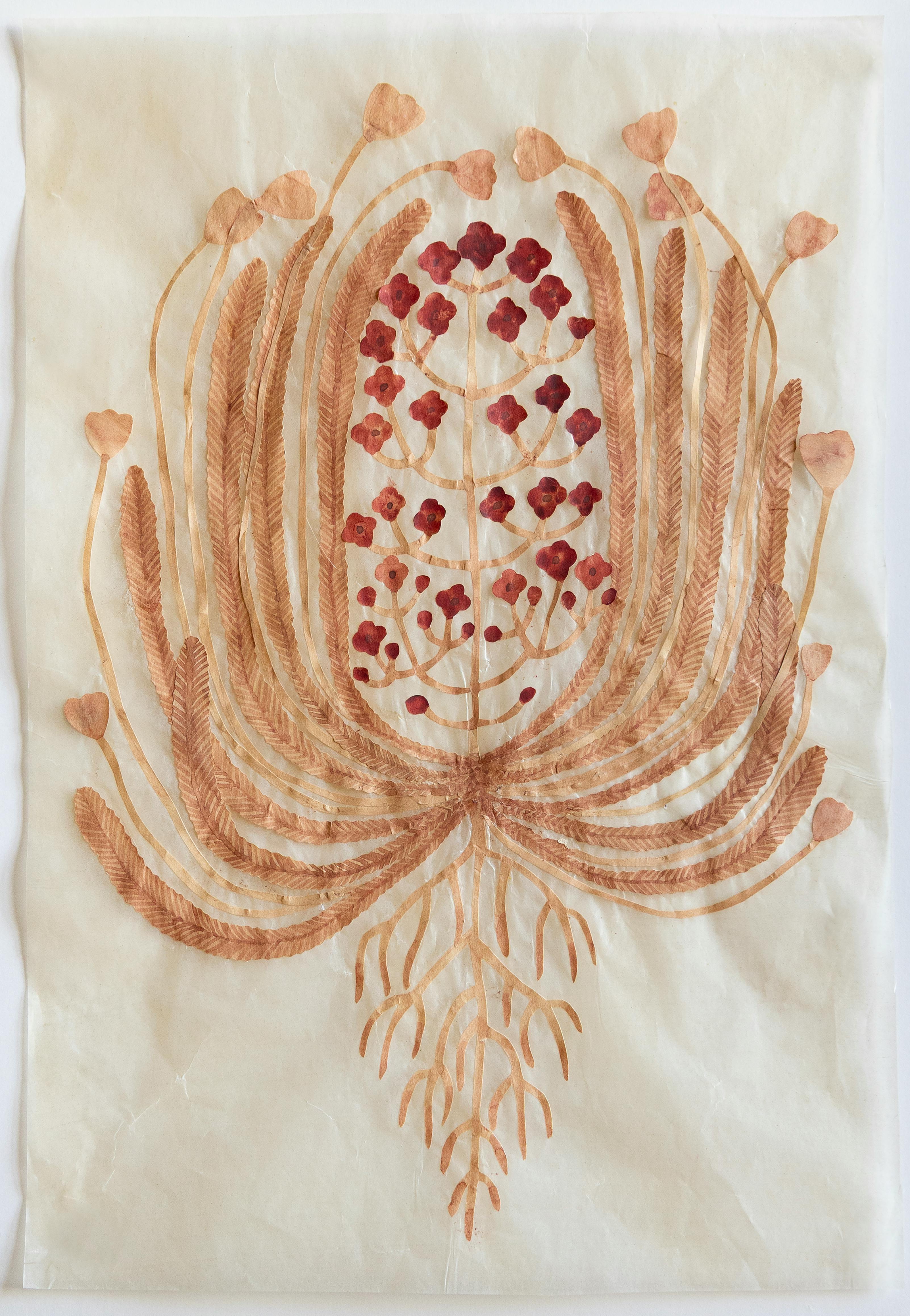 花ひとつ（ももいろの花、赤い花）