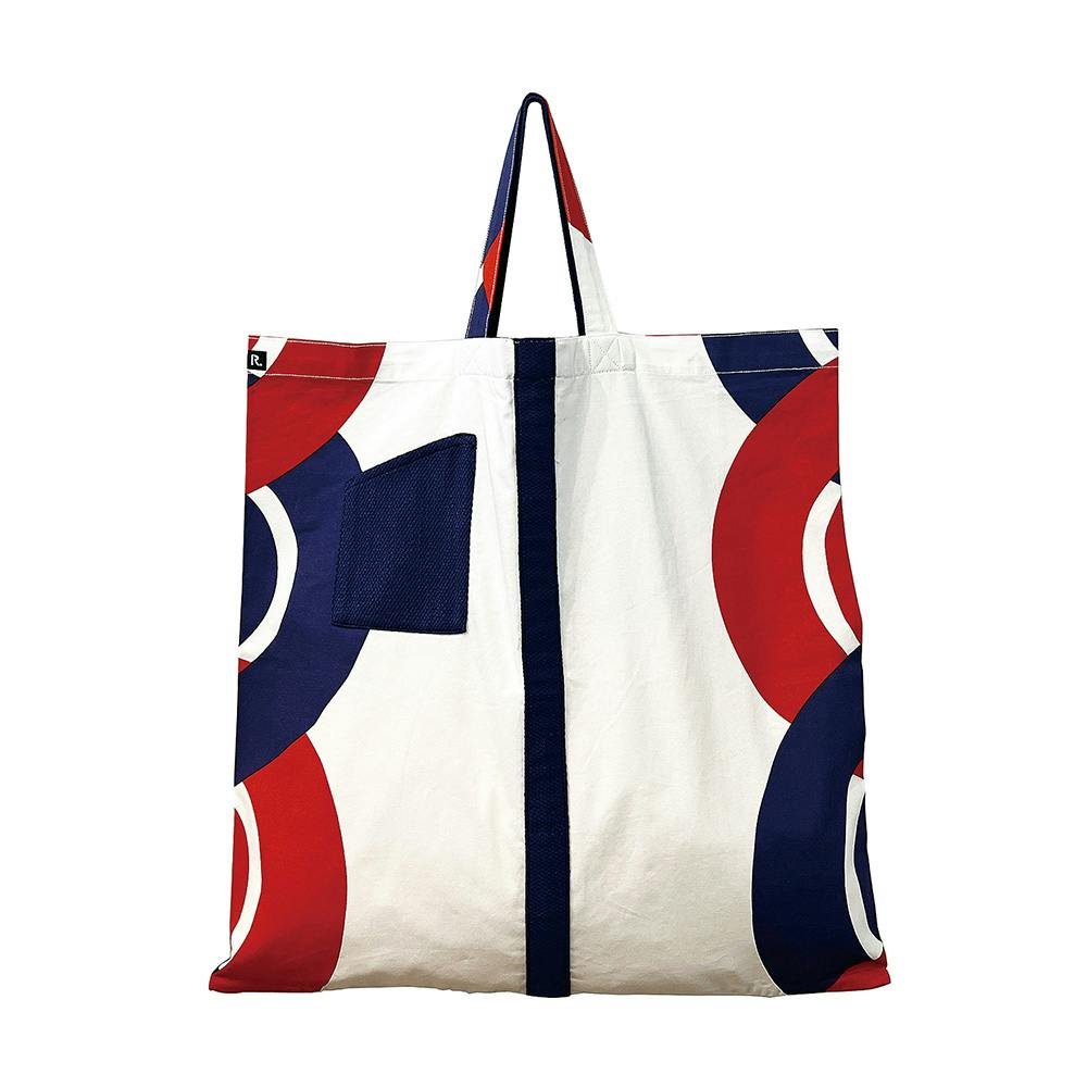 NORDISKA TYGER × ROOTOTE / "Susanne Grundell" DUBBELFLÄTAN TOTE Red / 644307