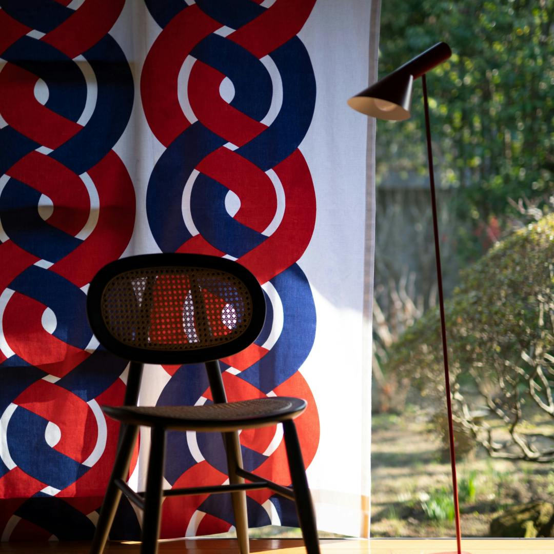 NORDISKA TYGER × ROOTOTE / "Susanne Grundell" DUBBELFLÄTAN TOTE Red / 644307