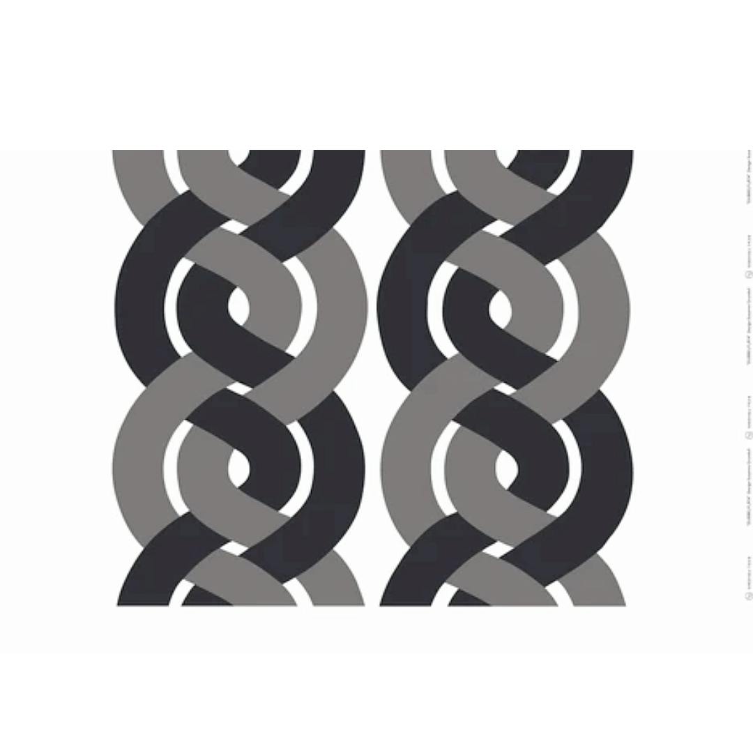 NORDISKA TYGER × ROOTOTE / "Susanne Grundell" DUBBELFLÄTAN TOTE Black / 644306