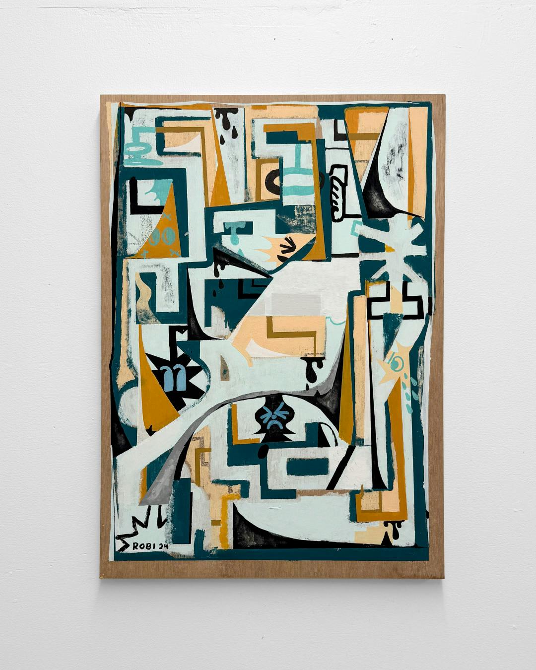 Untitled - Painting on Wood Panel