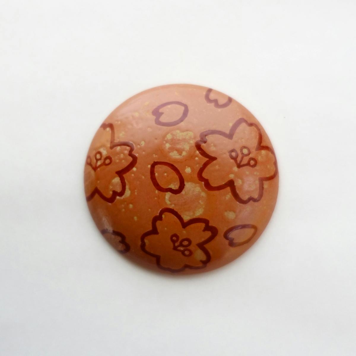 さくらブローチ