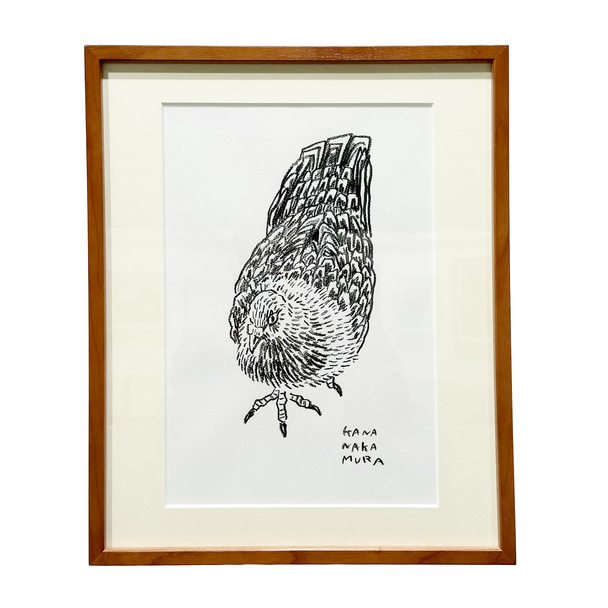 ドローイング「ハト４」