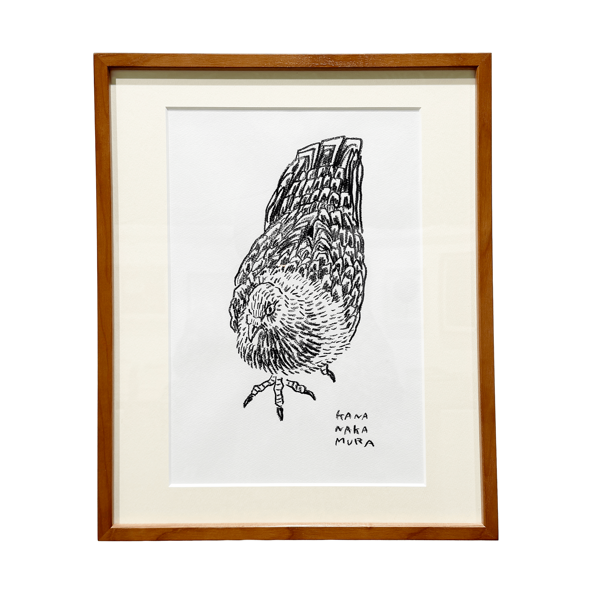 ドローイング「ハト４」