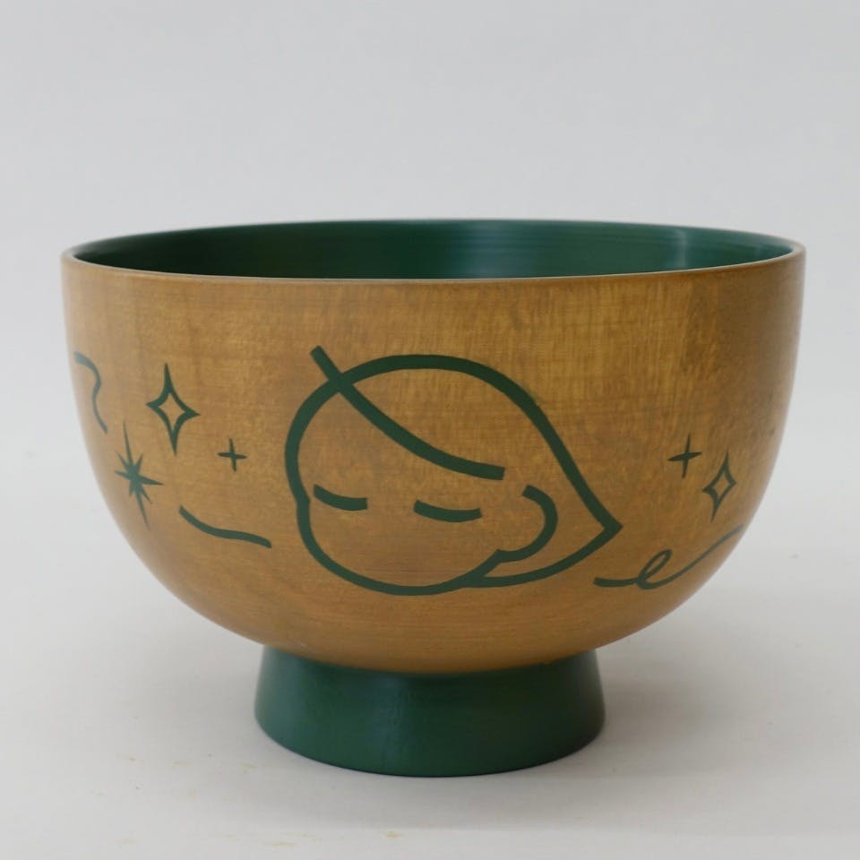 内塗り小汁椀-白-