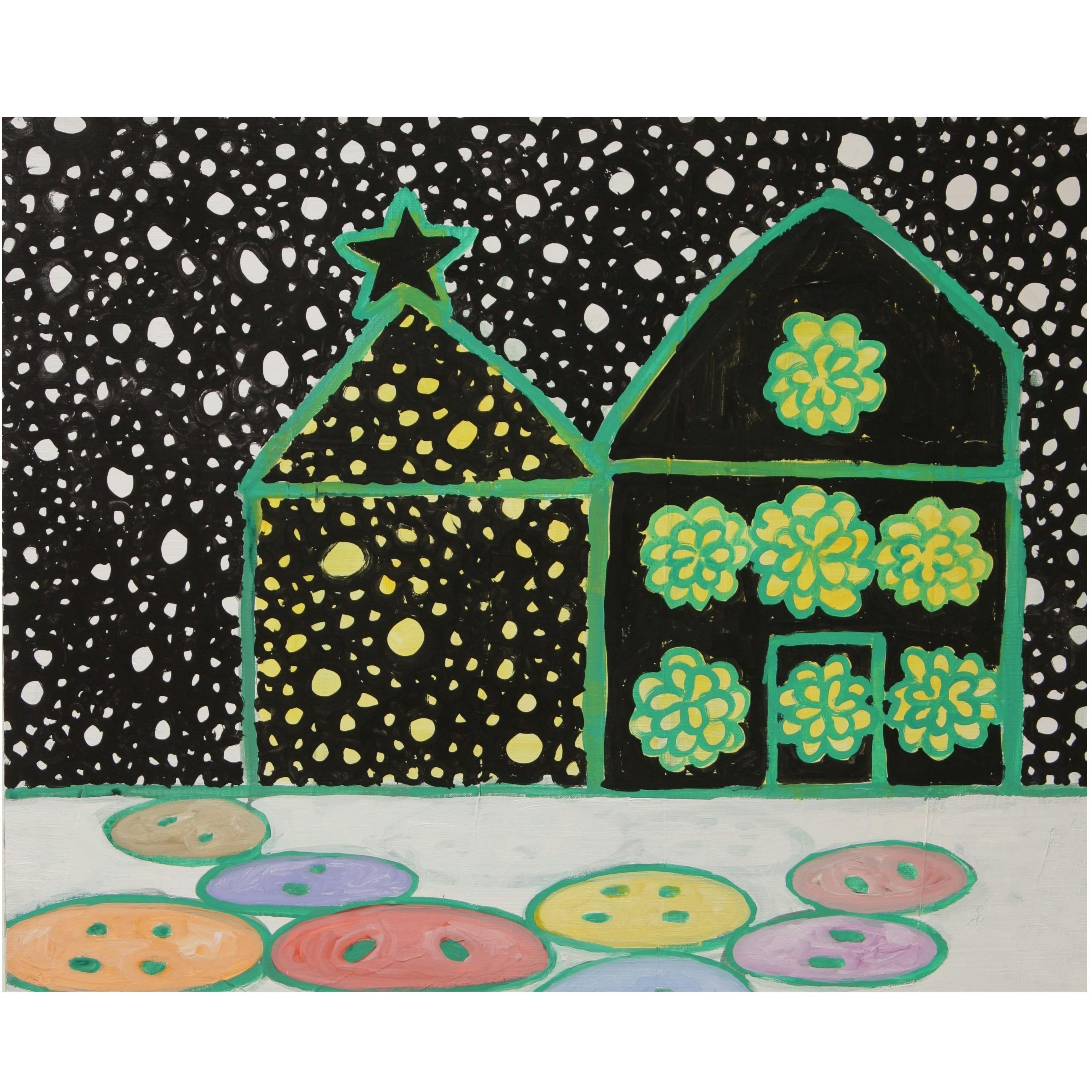 星と黄色の秋桜