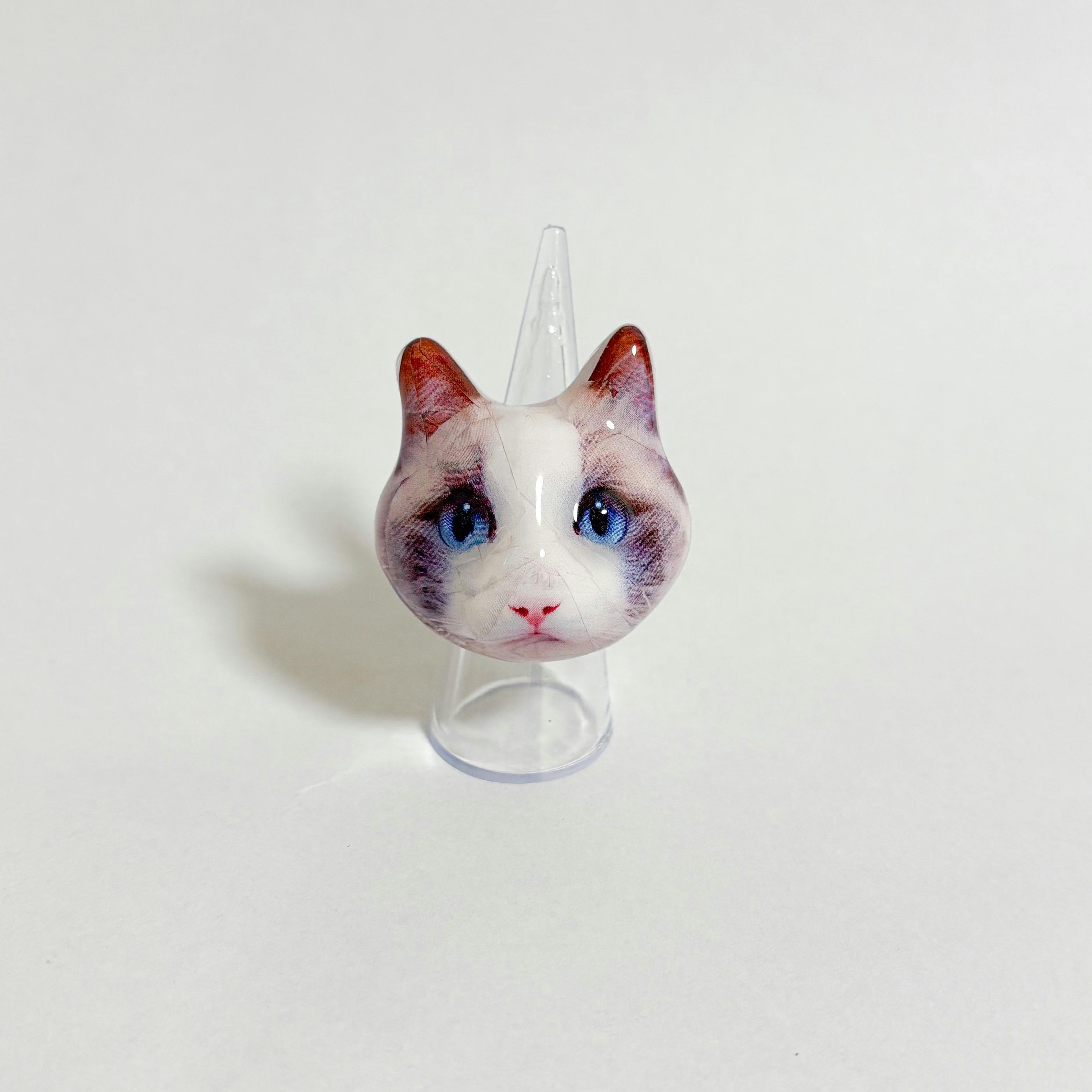 猫リング(グレー)