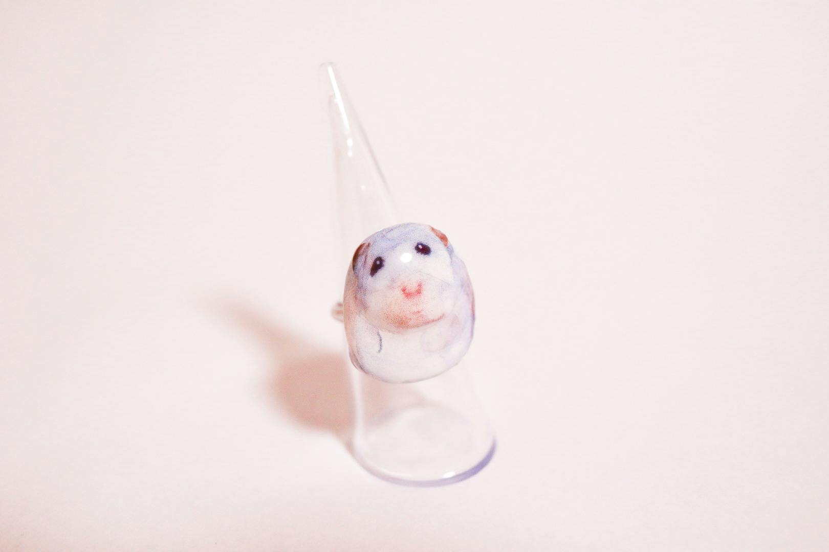 ハムスターリング（白）