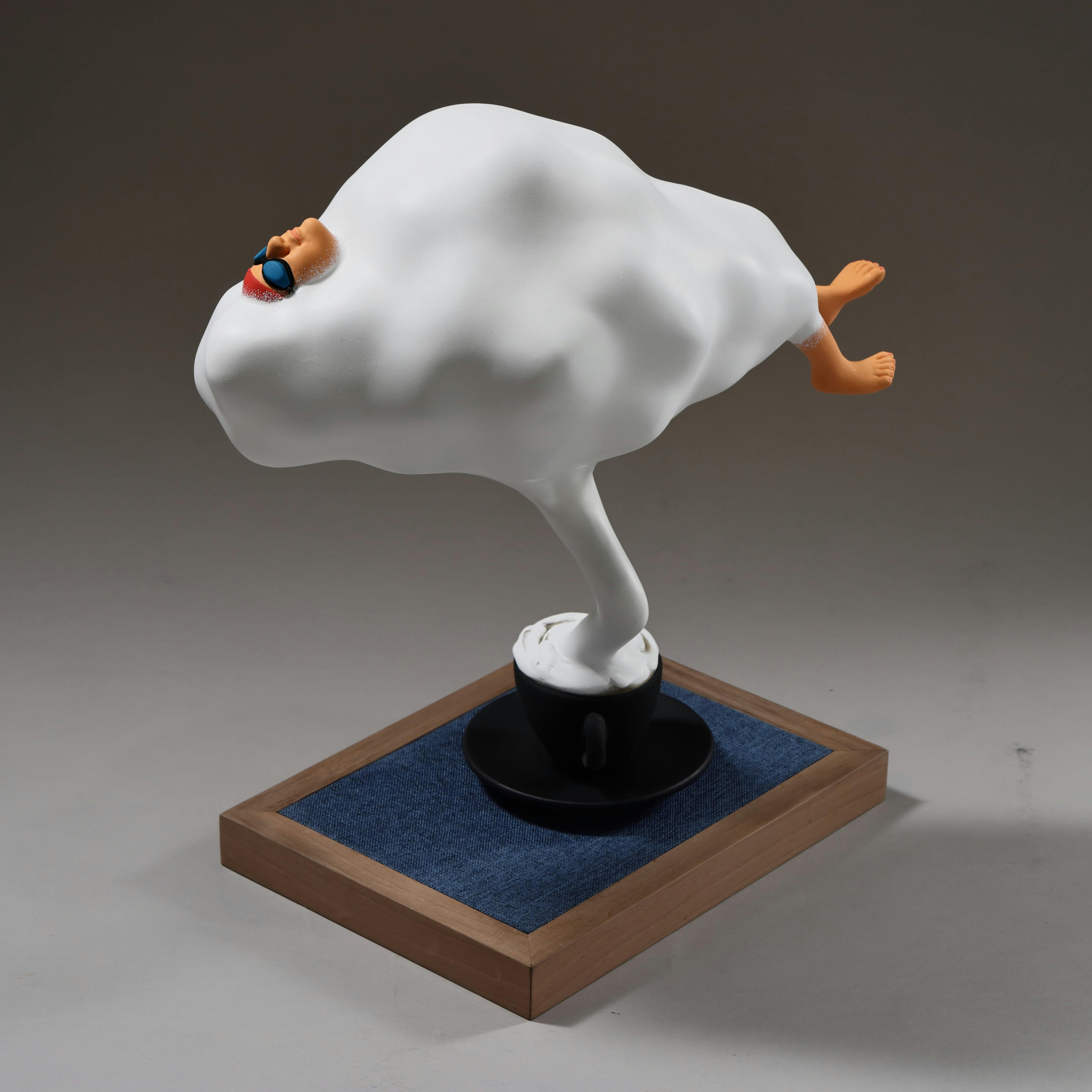 カプチーノ 青墨