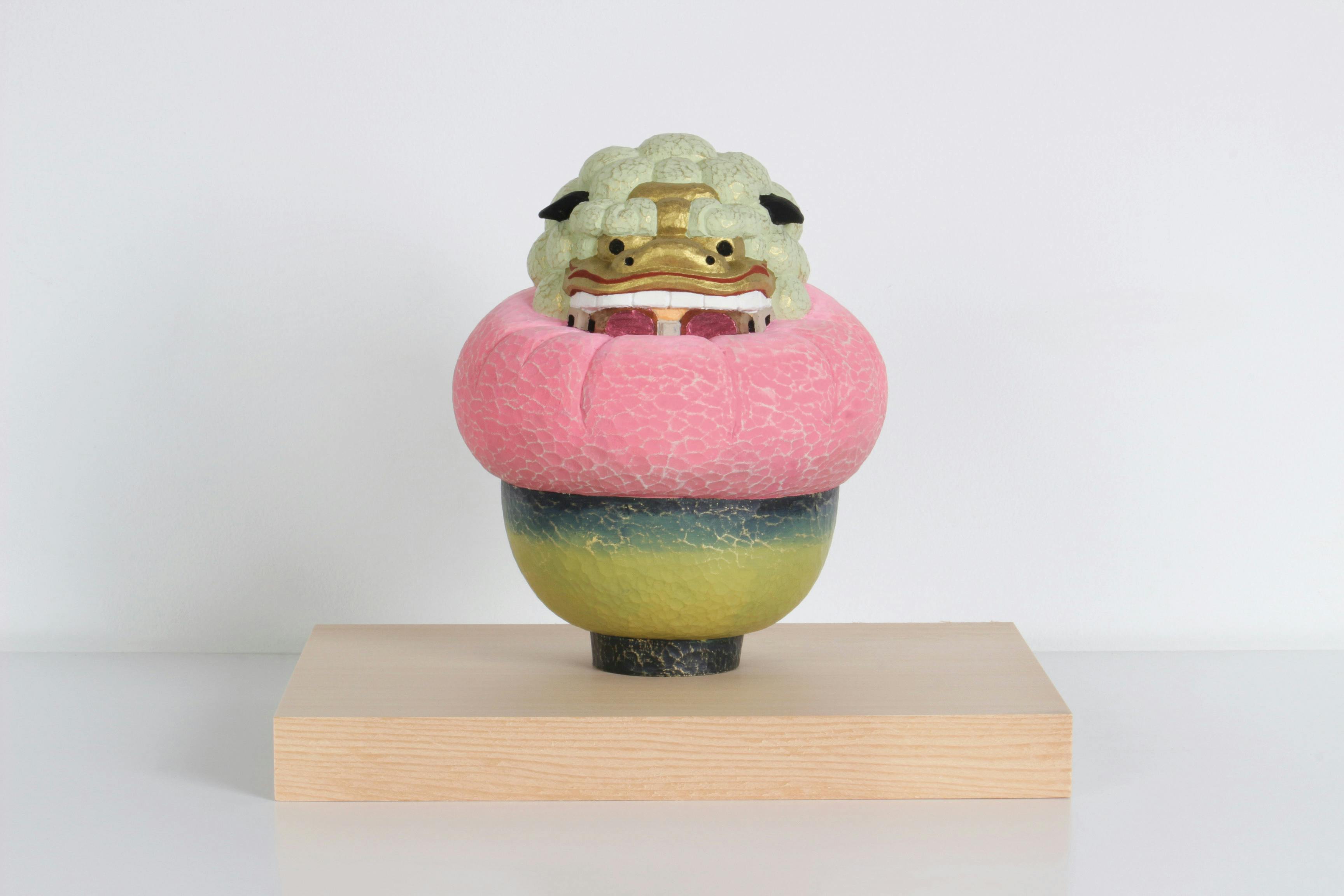 Matcha 牡丹に獅子