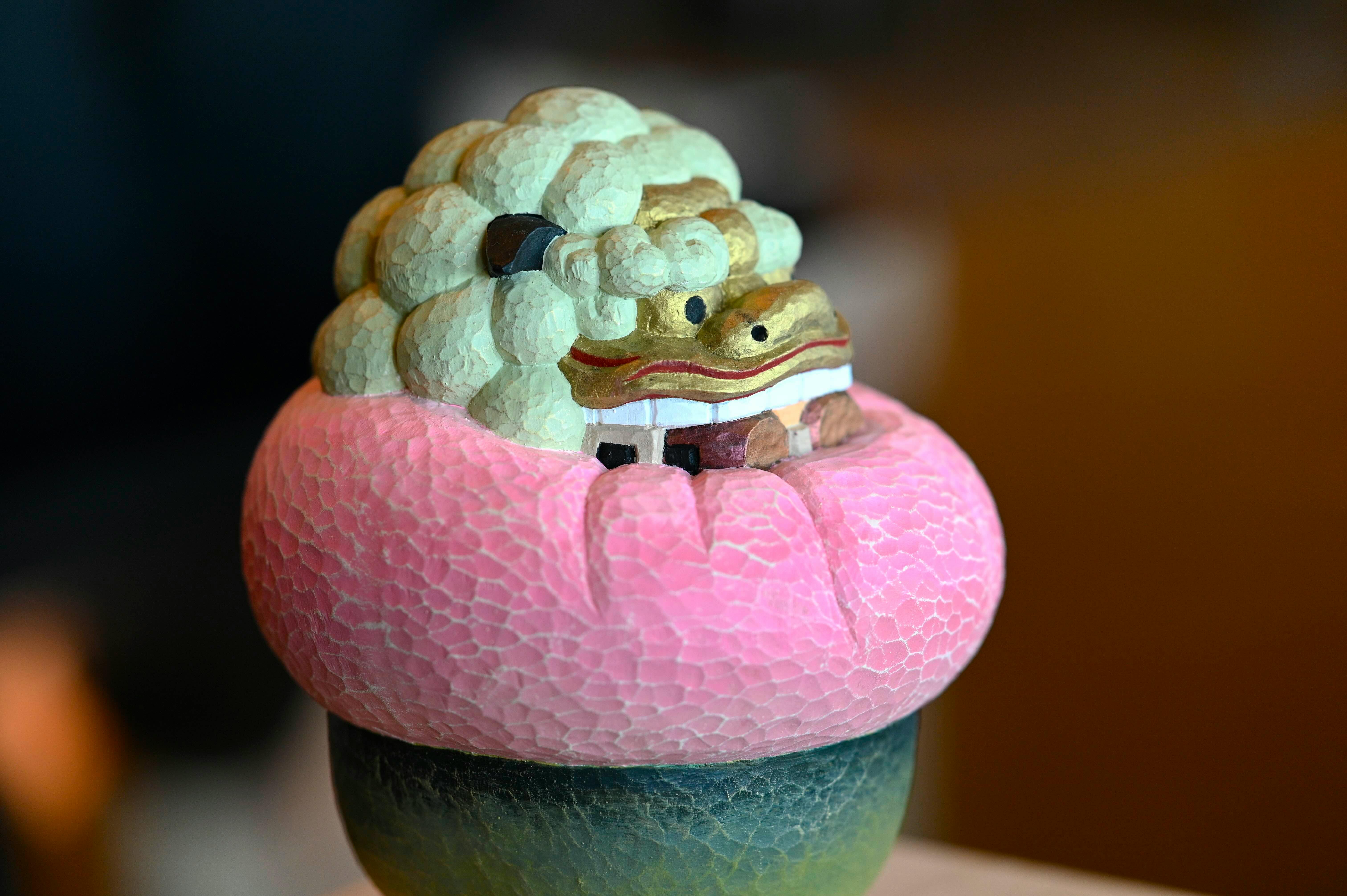 Matcha 牡丹に獅子