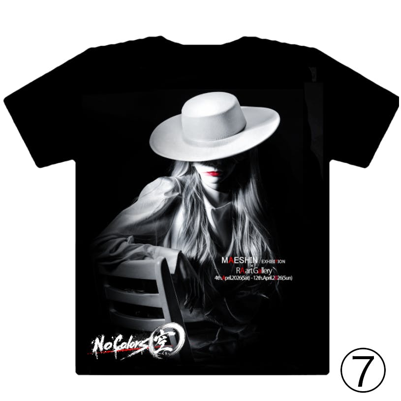 Maeshin 個展限定モチーフ×ロゴTシャツ メンズサイズ