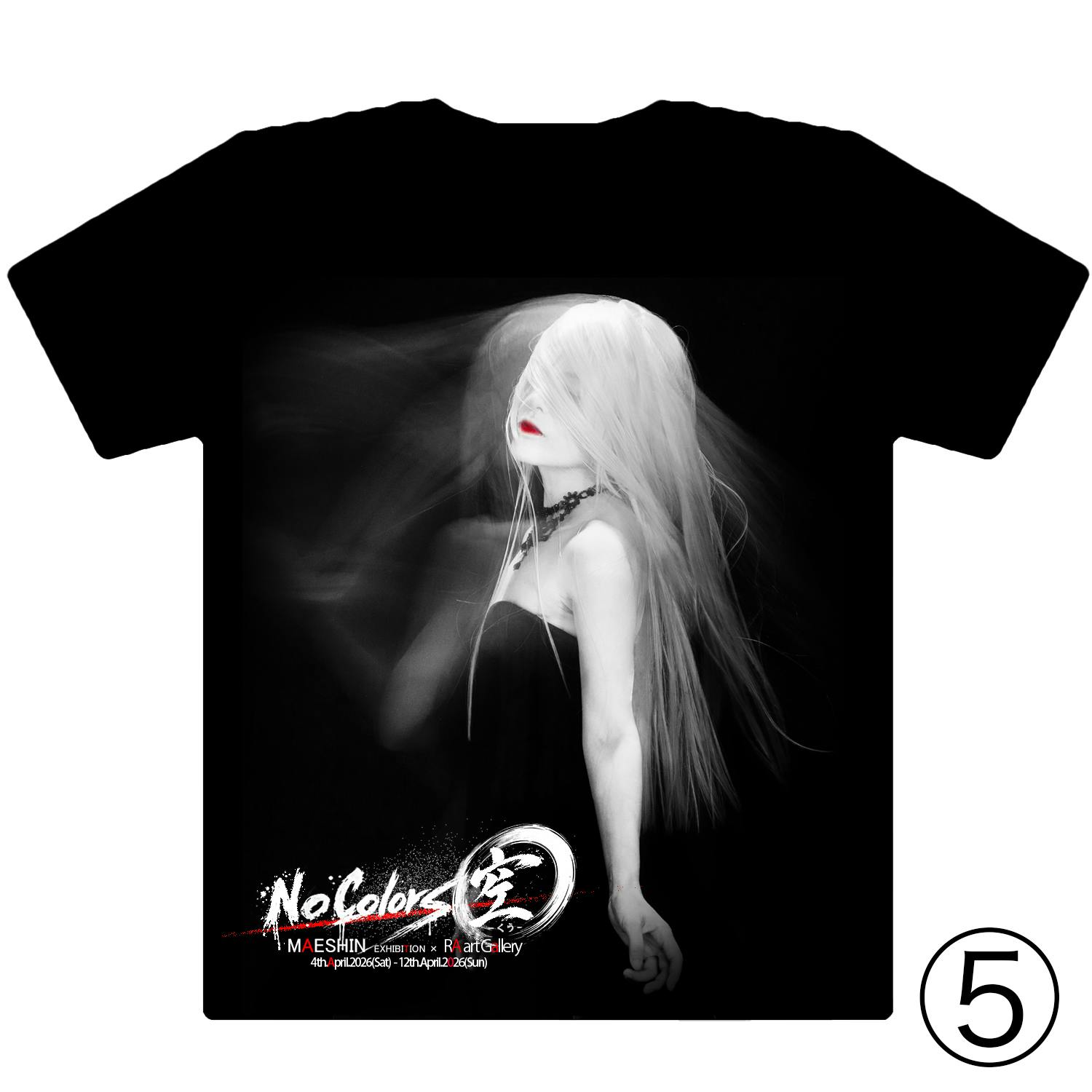 Maeshin 個展限定モチーフ×ロゴTシャツ レディースサイズ