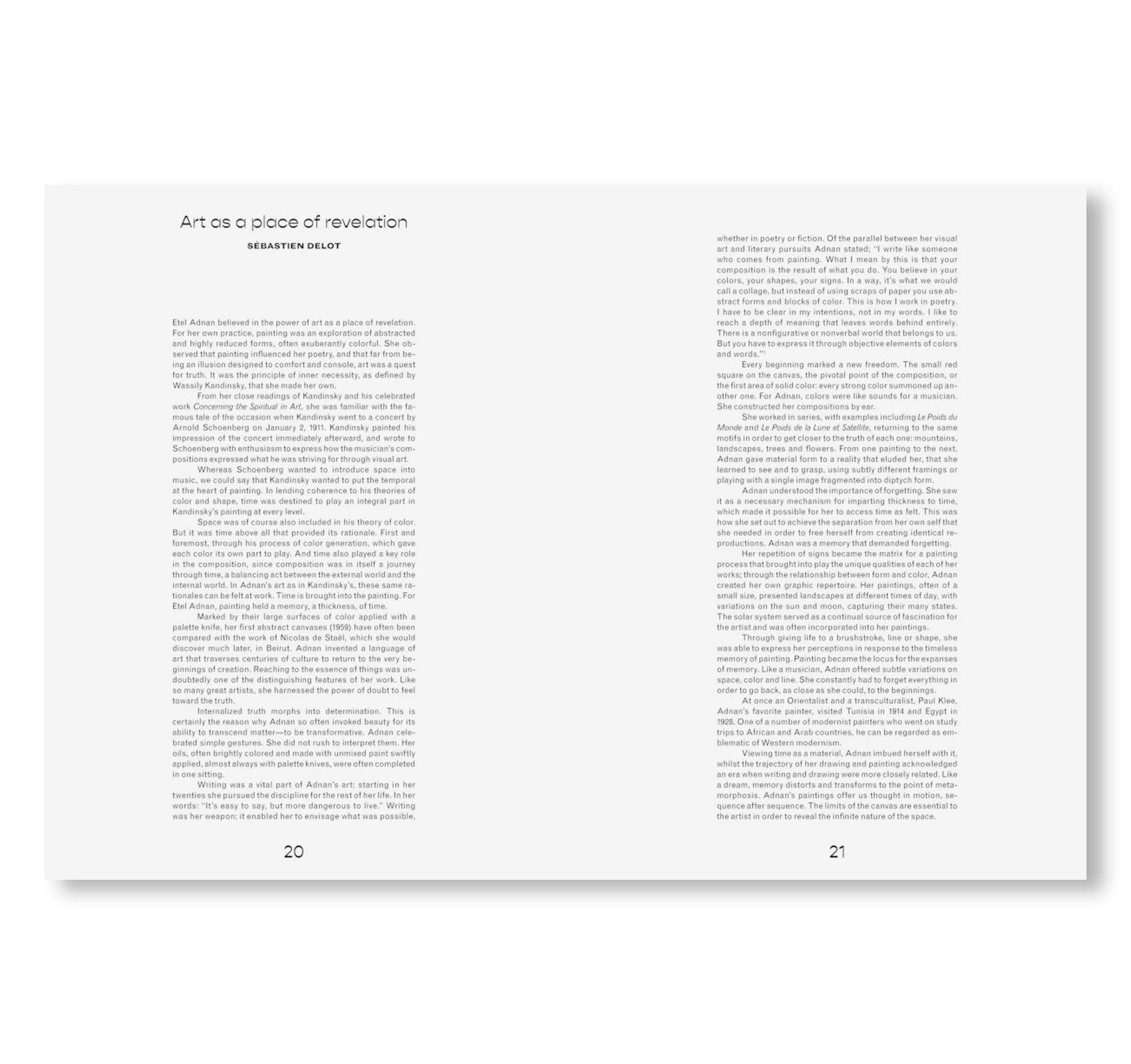 ETEL ADNAN (HATJE CANTZ)