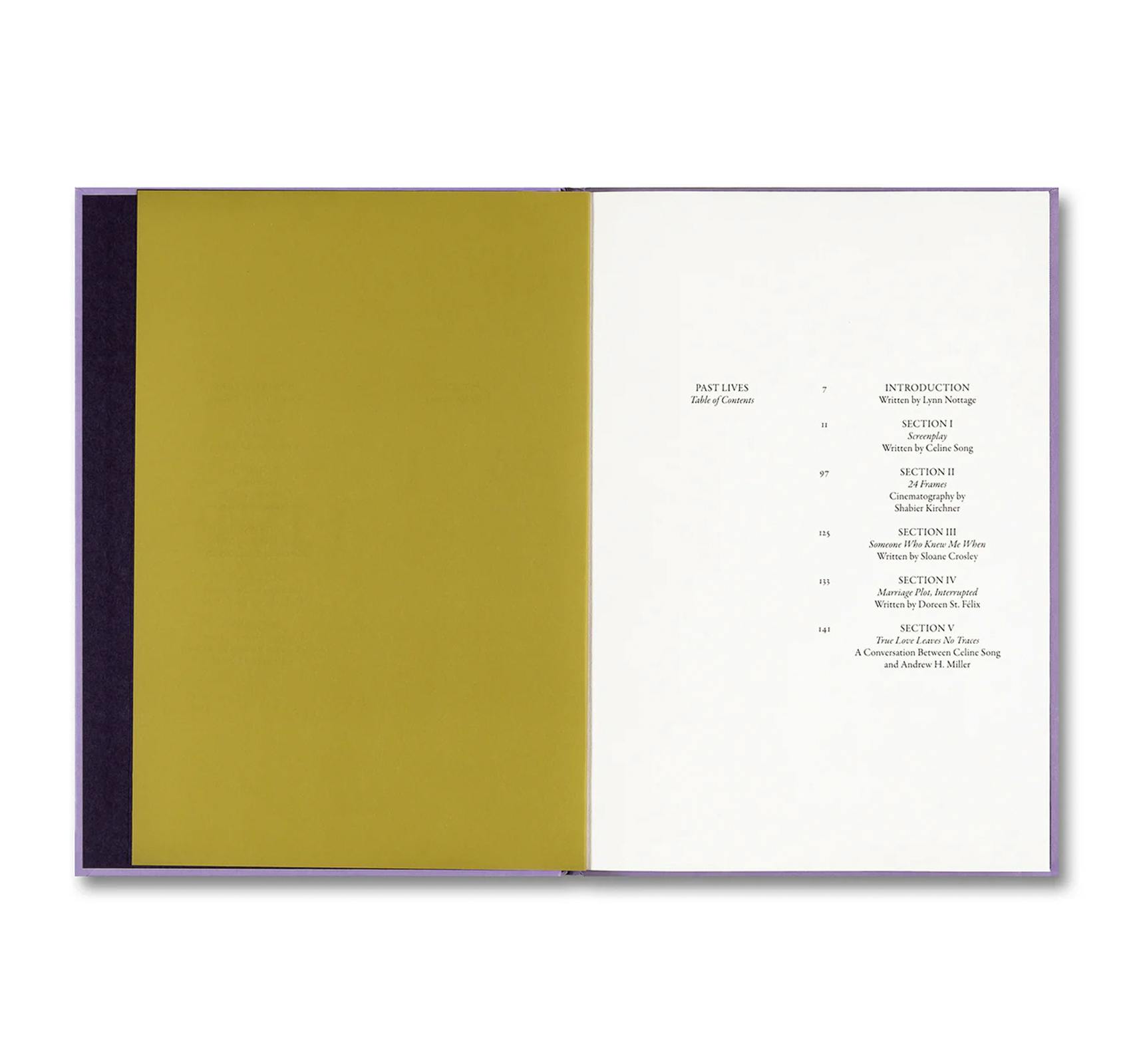 PAST LIVES SCREENPLAY BOOK