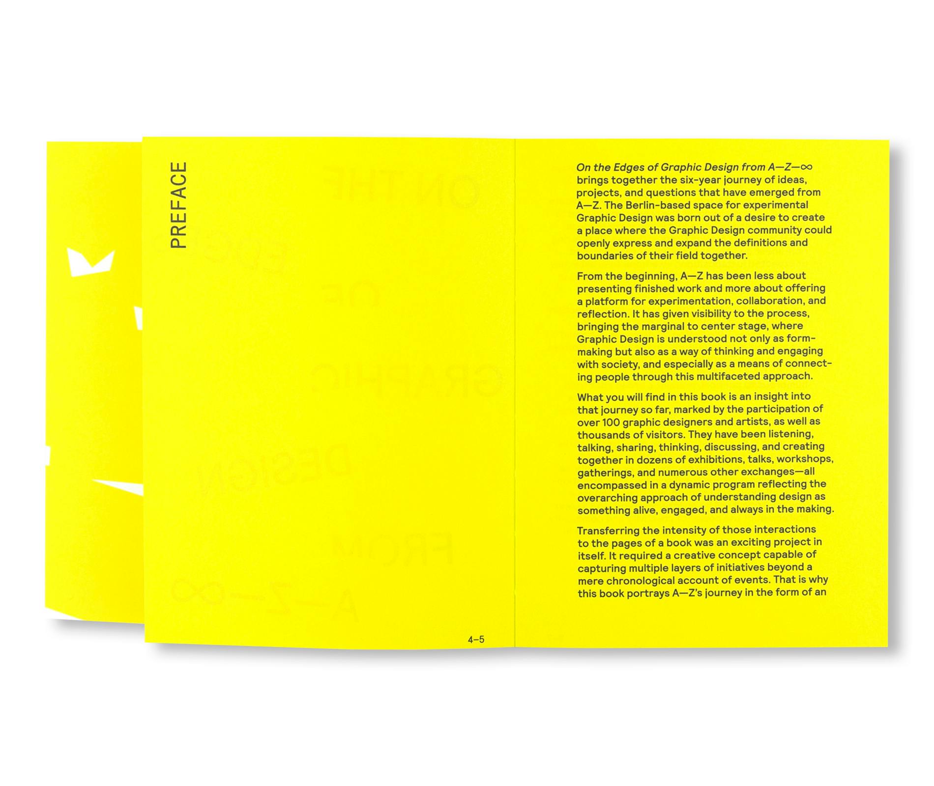 ON THE EDGES OF GRAPHIC DESIGN FROM A—Z