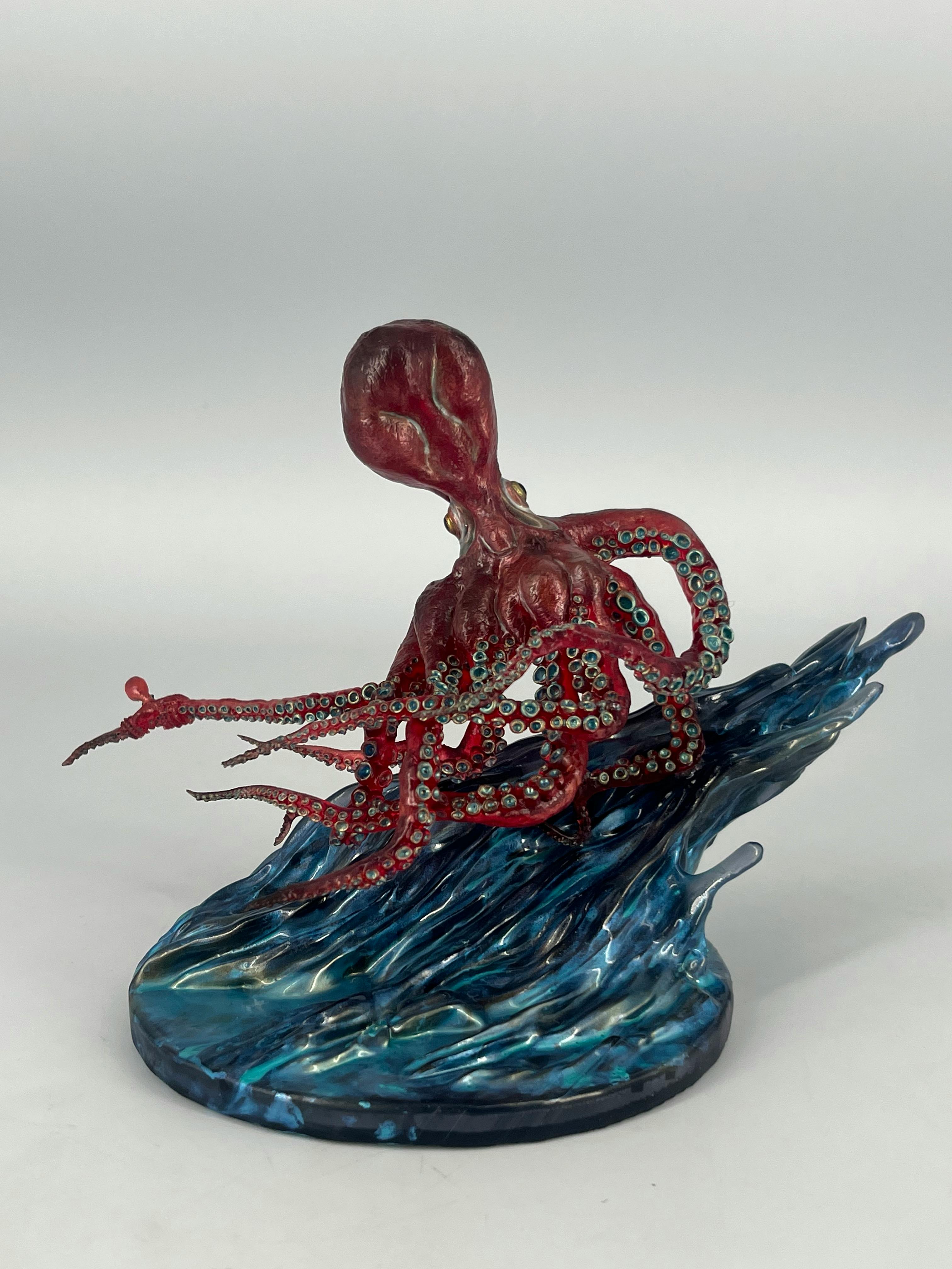 【海洋堂：作品】伊藤若冲 赤蛸「京紅錦(きょうあかにしき)」※京都 蔦屋書店限定　2026年6月下旬～7月上旬頃発送予定