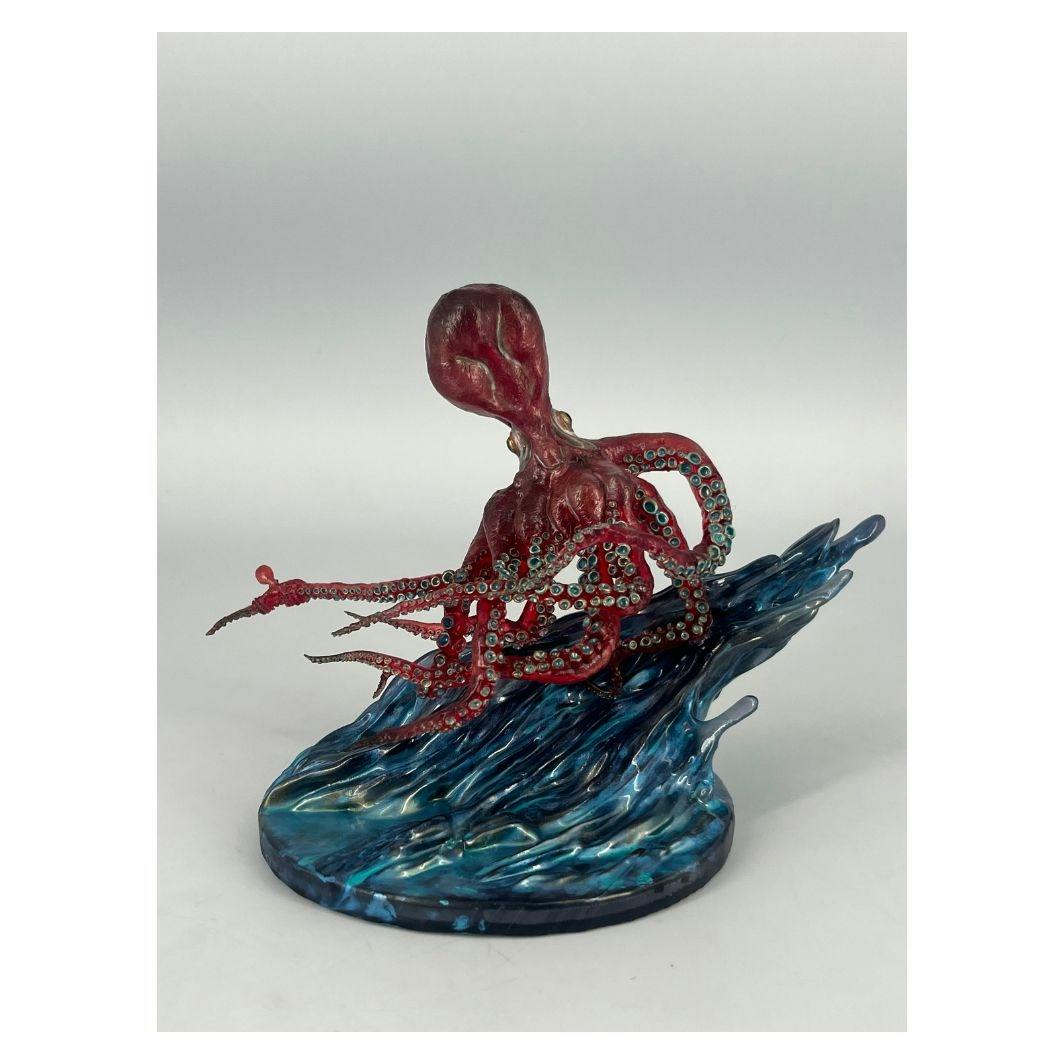 【海洋堂：作品】伊藤若冲 赤蛸「京紅錦(きょうあかにしき)」※京都 蔦屋書店限定　2026年6月下旬～7月上旬頃発送予定