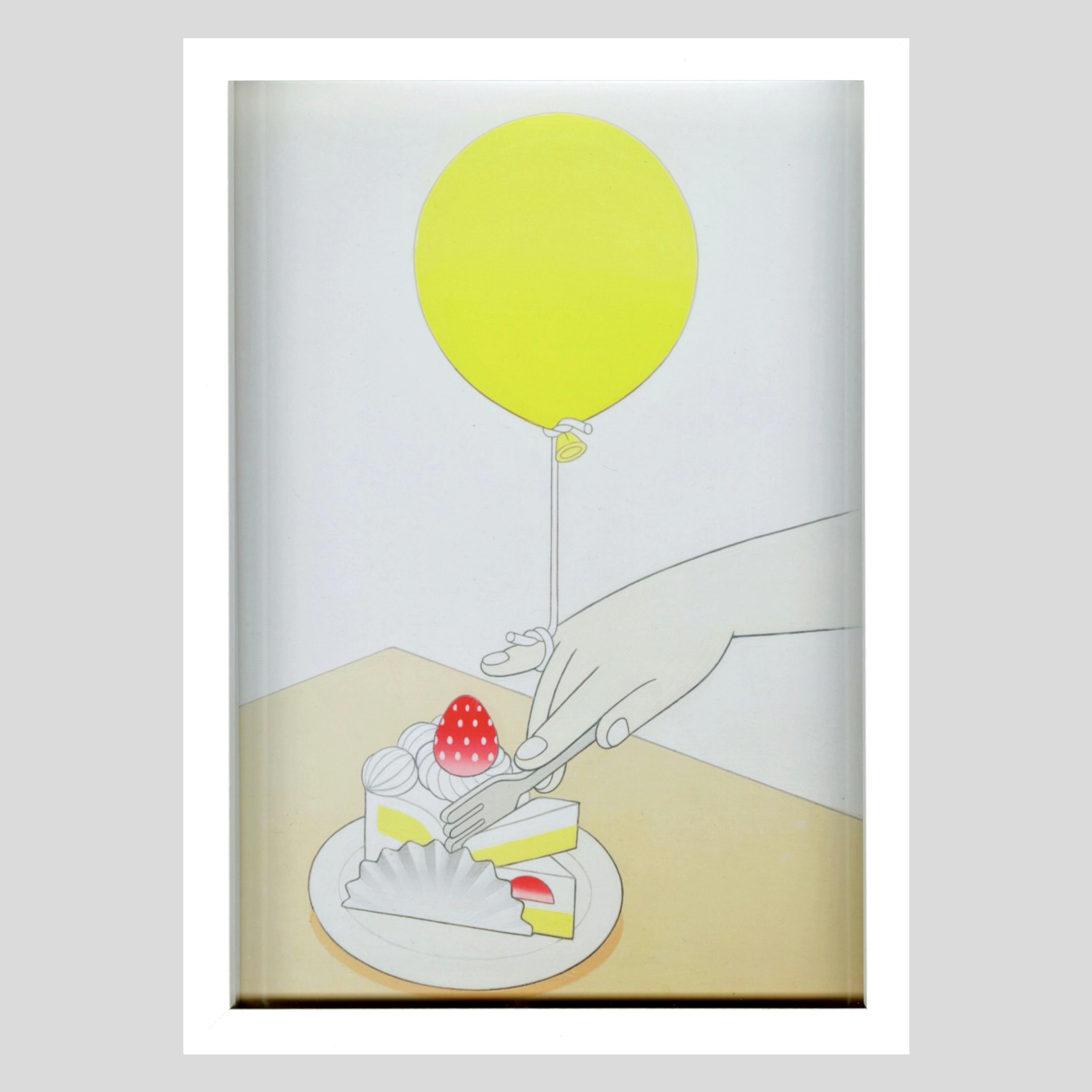 「小指に風船」フレーム付