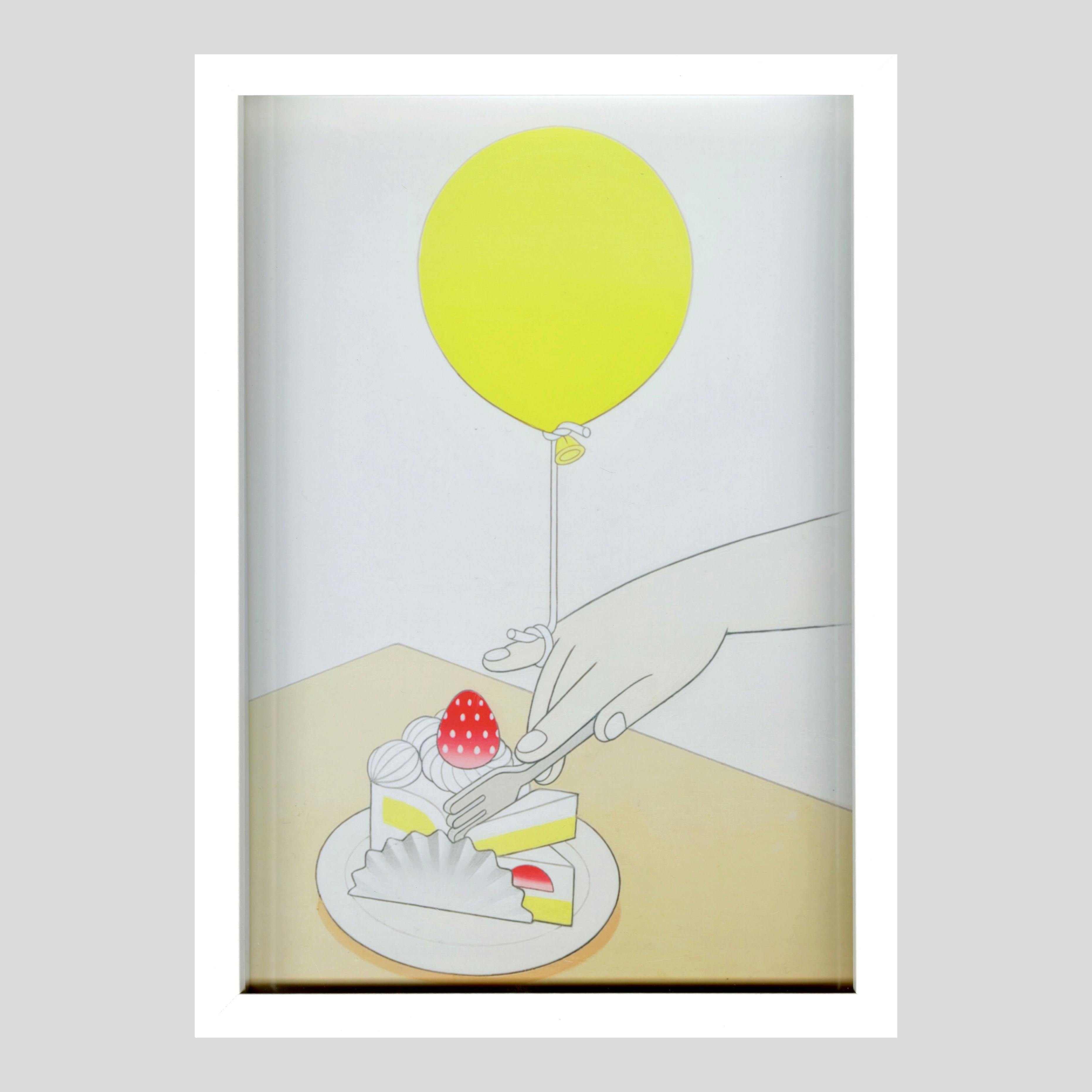 「小指に風船」フレーム付