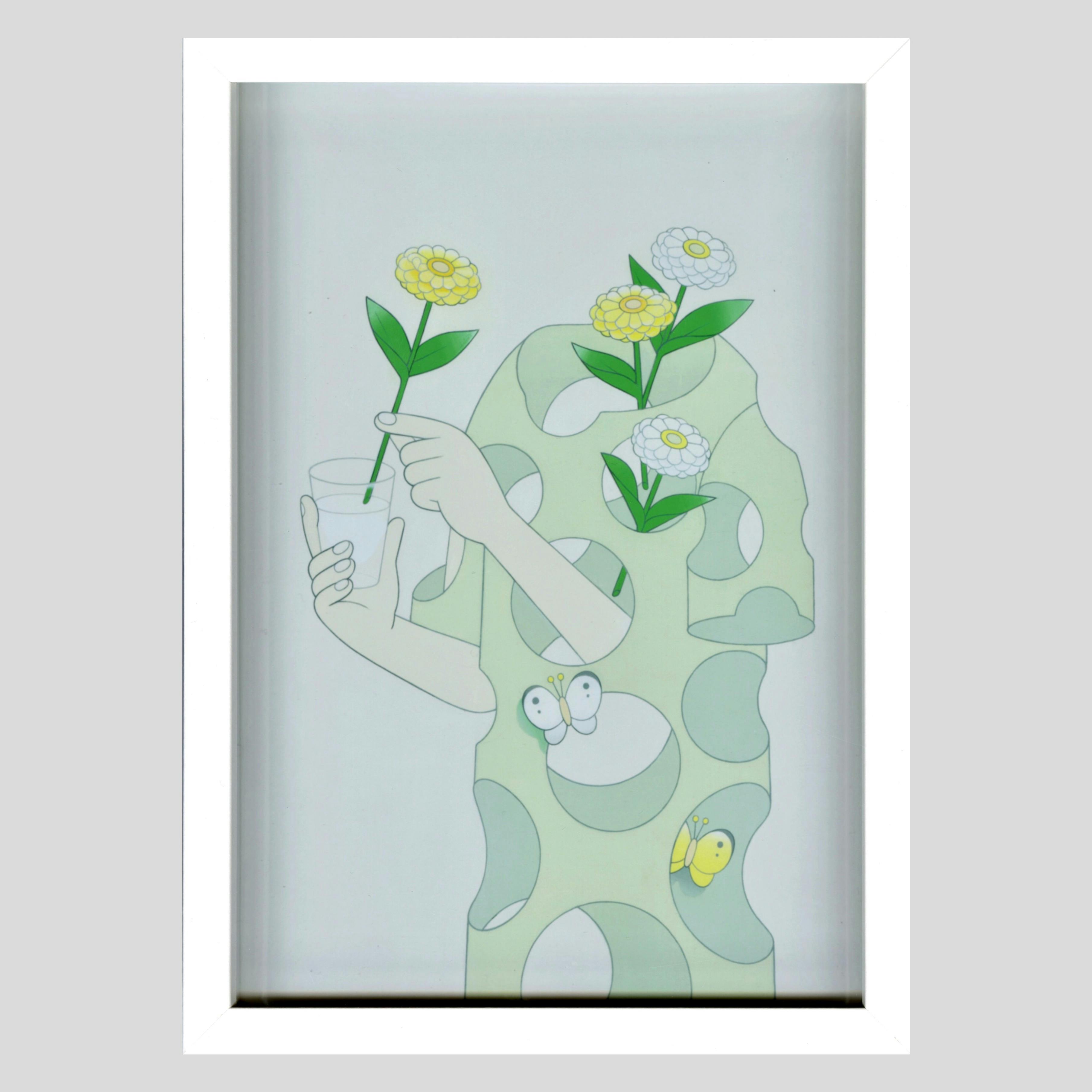 「花を生ける」フレーム付