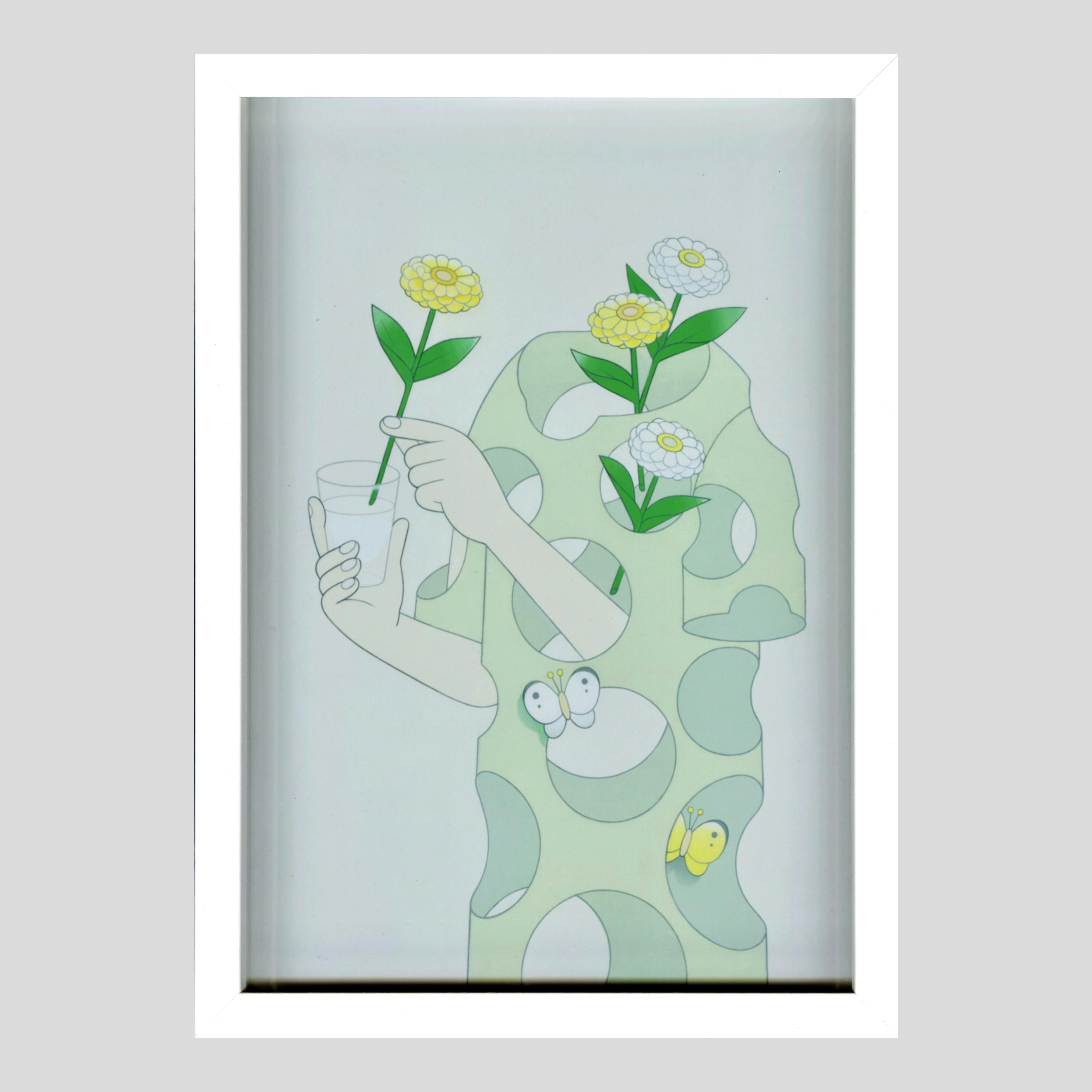 「花を生ける」フレーム付