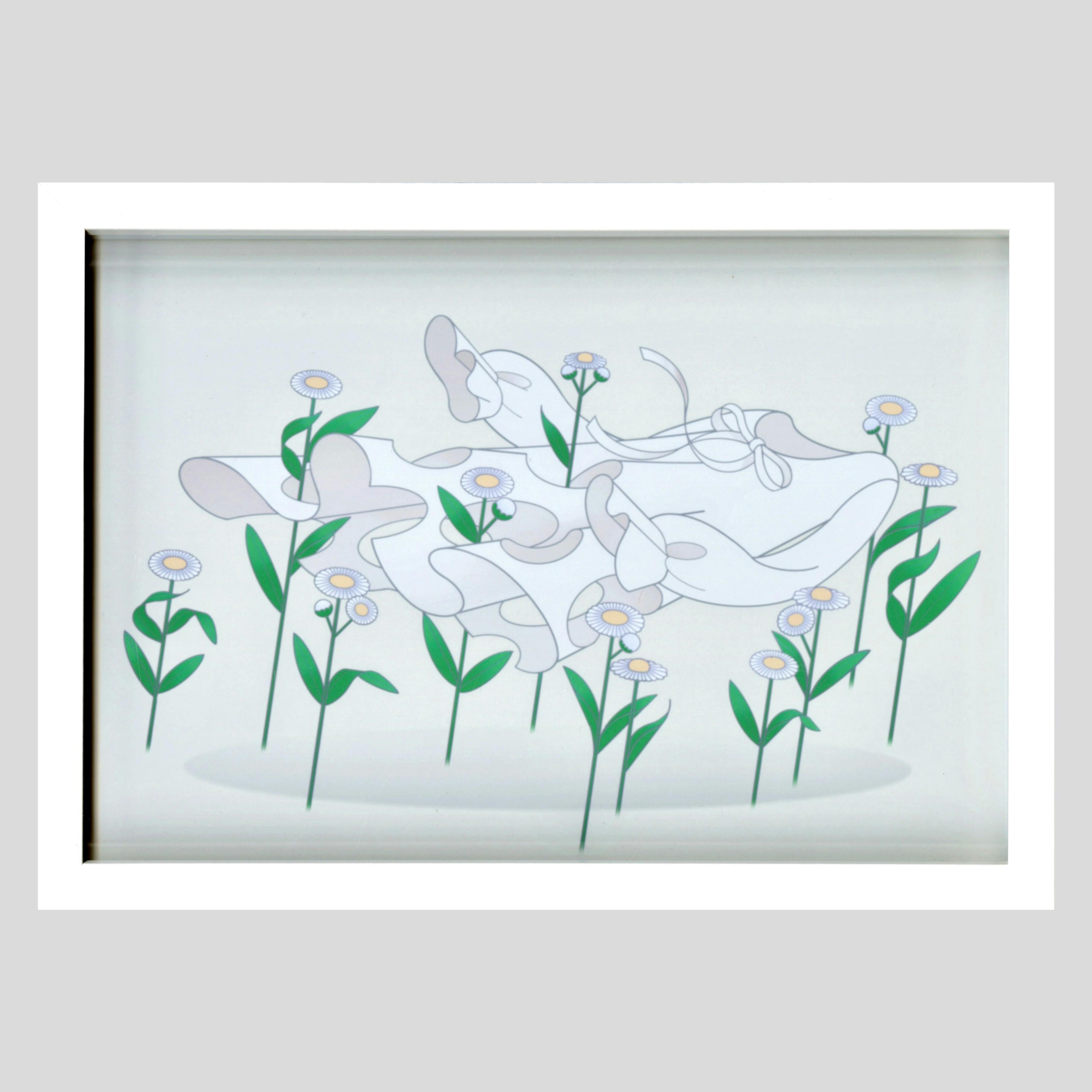 「底の花」フレーム付