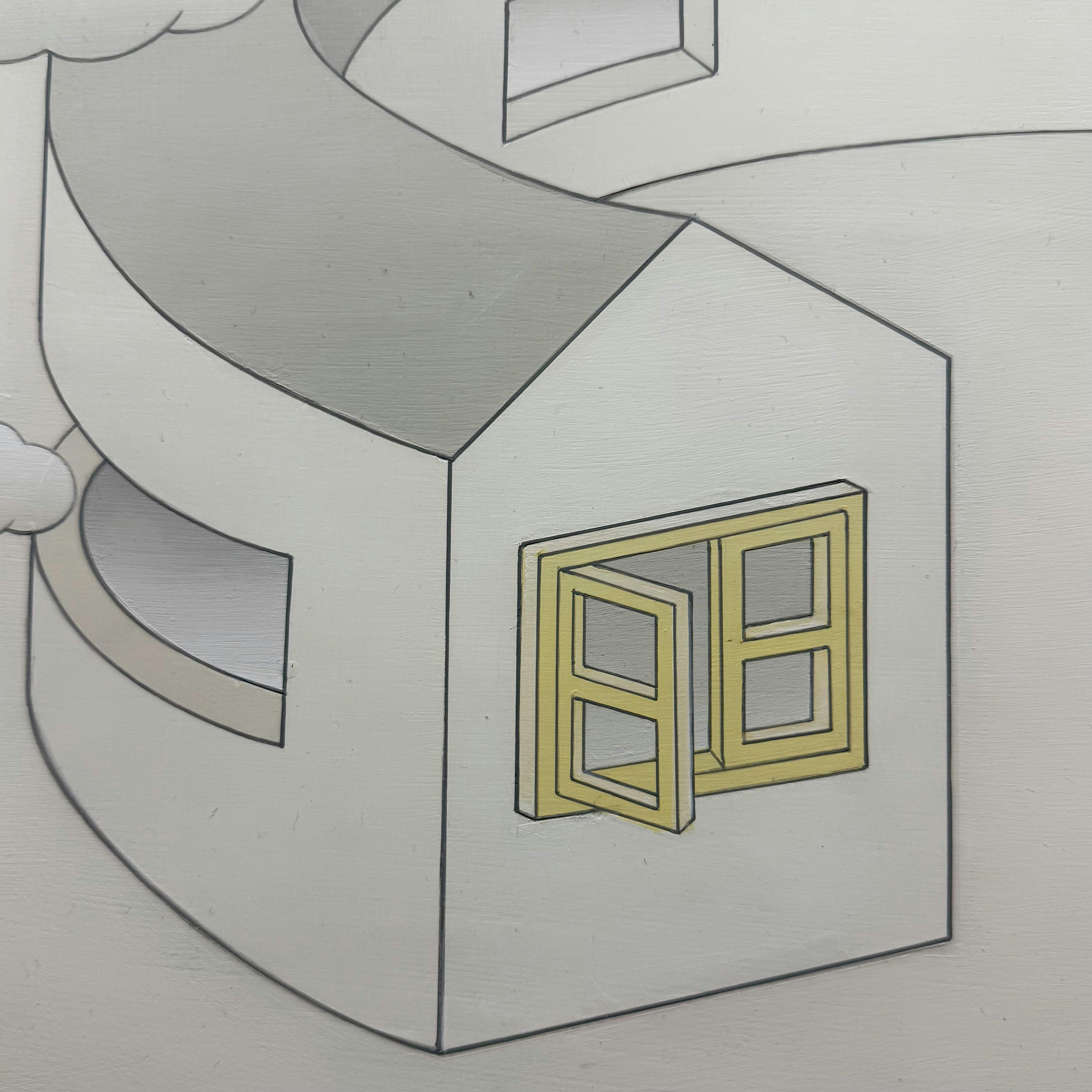 「長い家」仮額付き