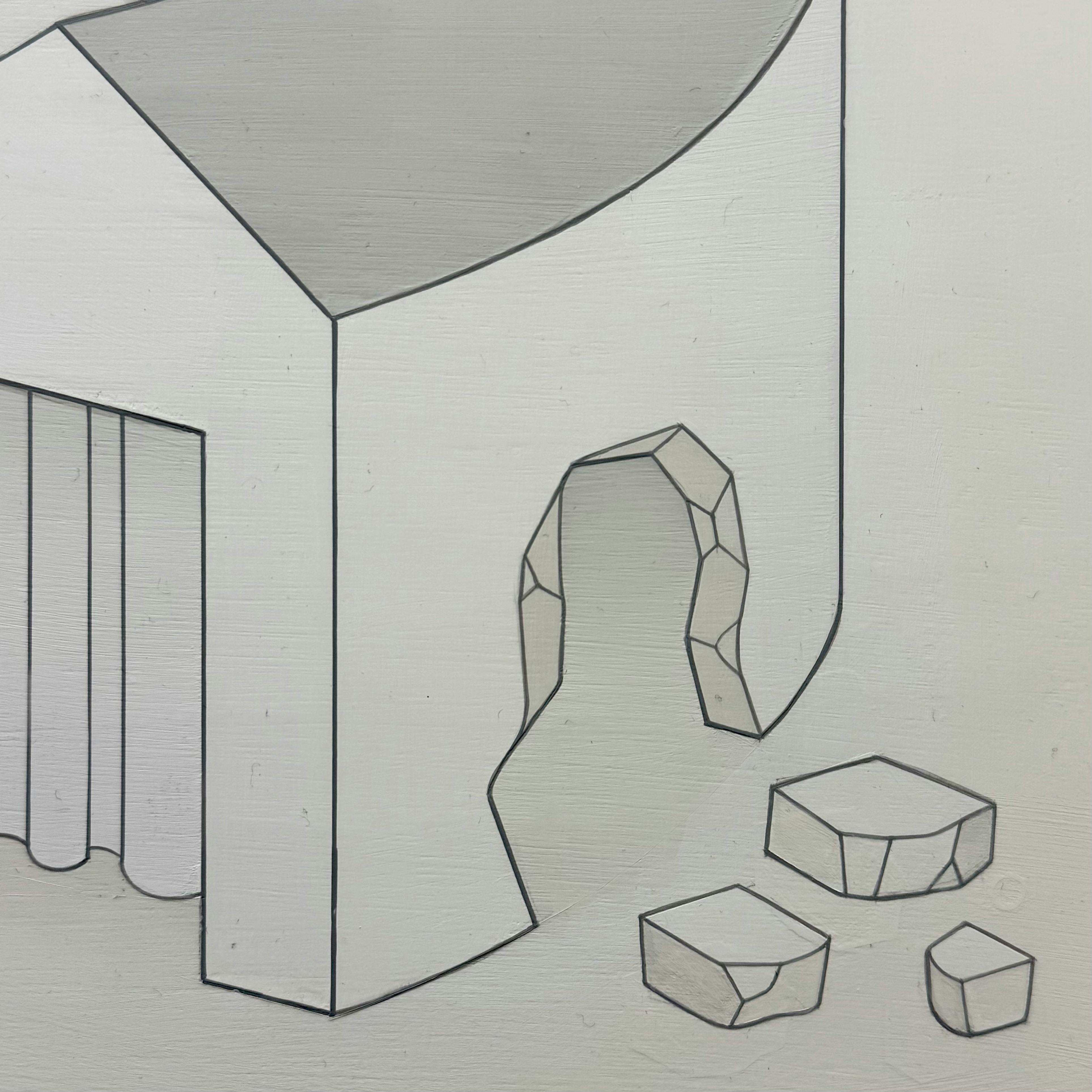 「長い家」仮額付き