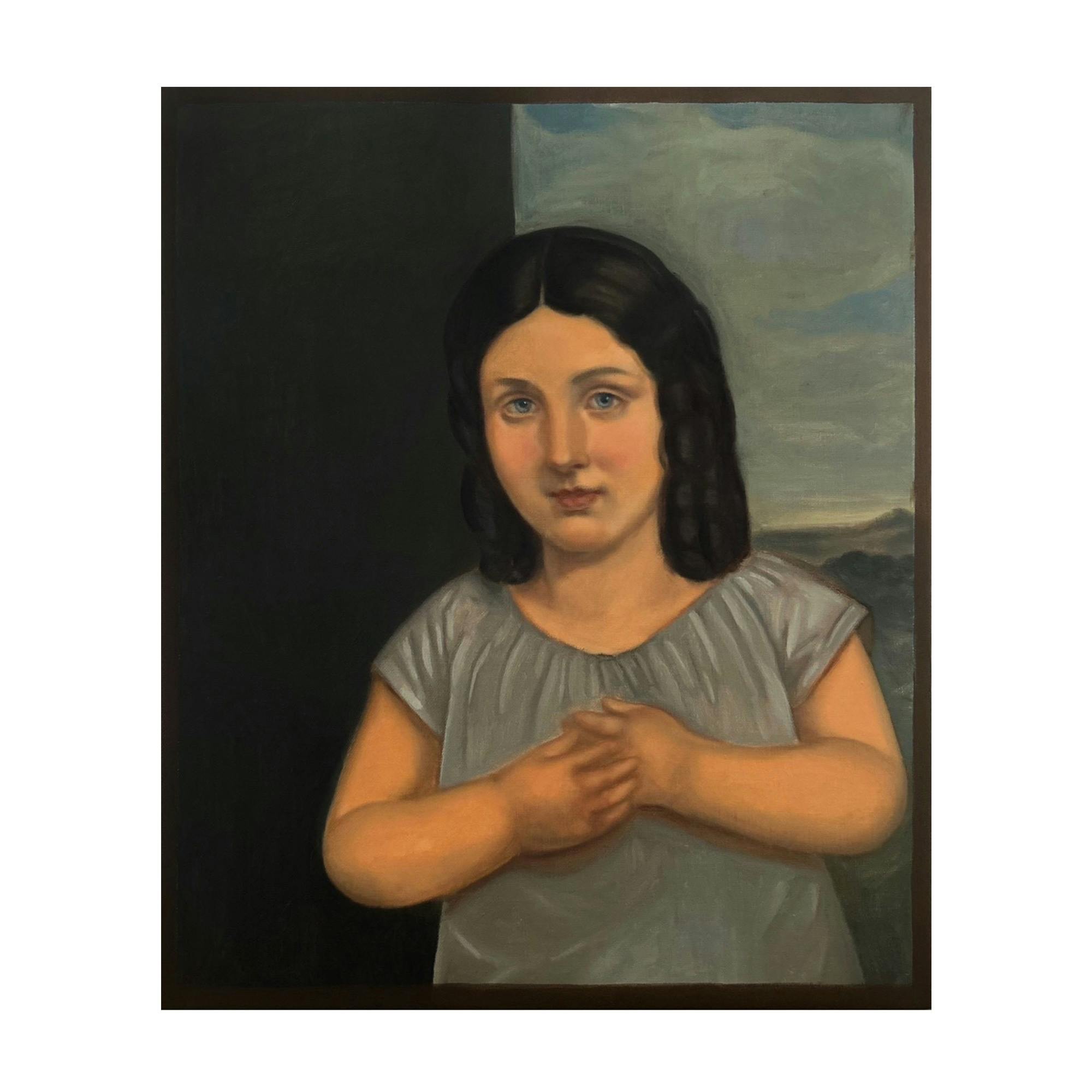 Akito Yamashita 若い女性の肖像画