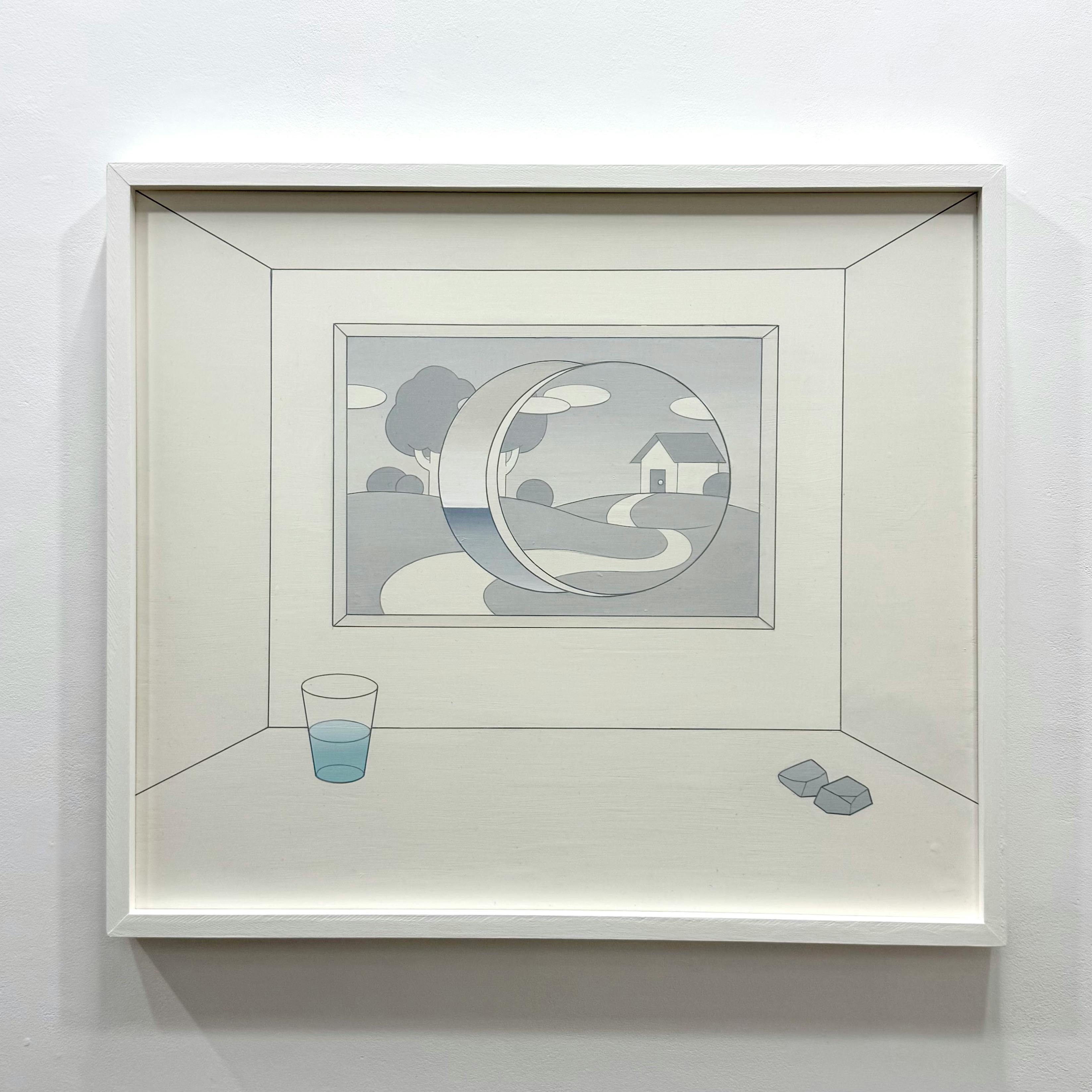 「風景」仮額付き