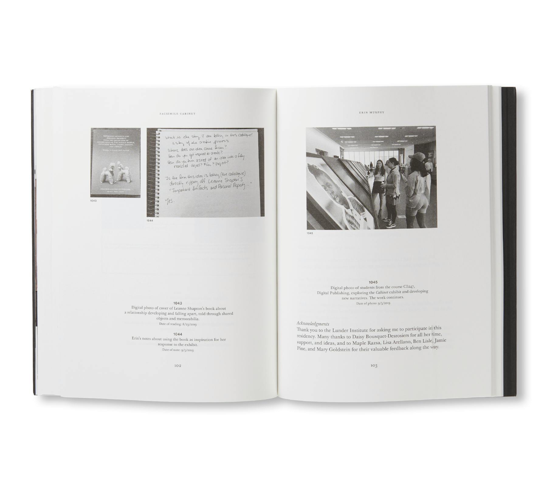 FACSIMILE CABINET OF WOMEN ORIGIN STORIES [SIGNED]