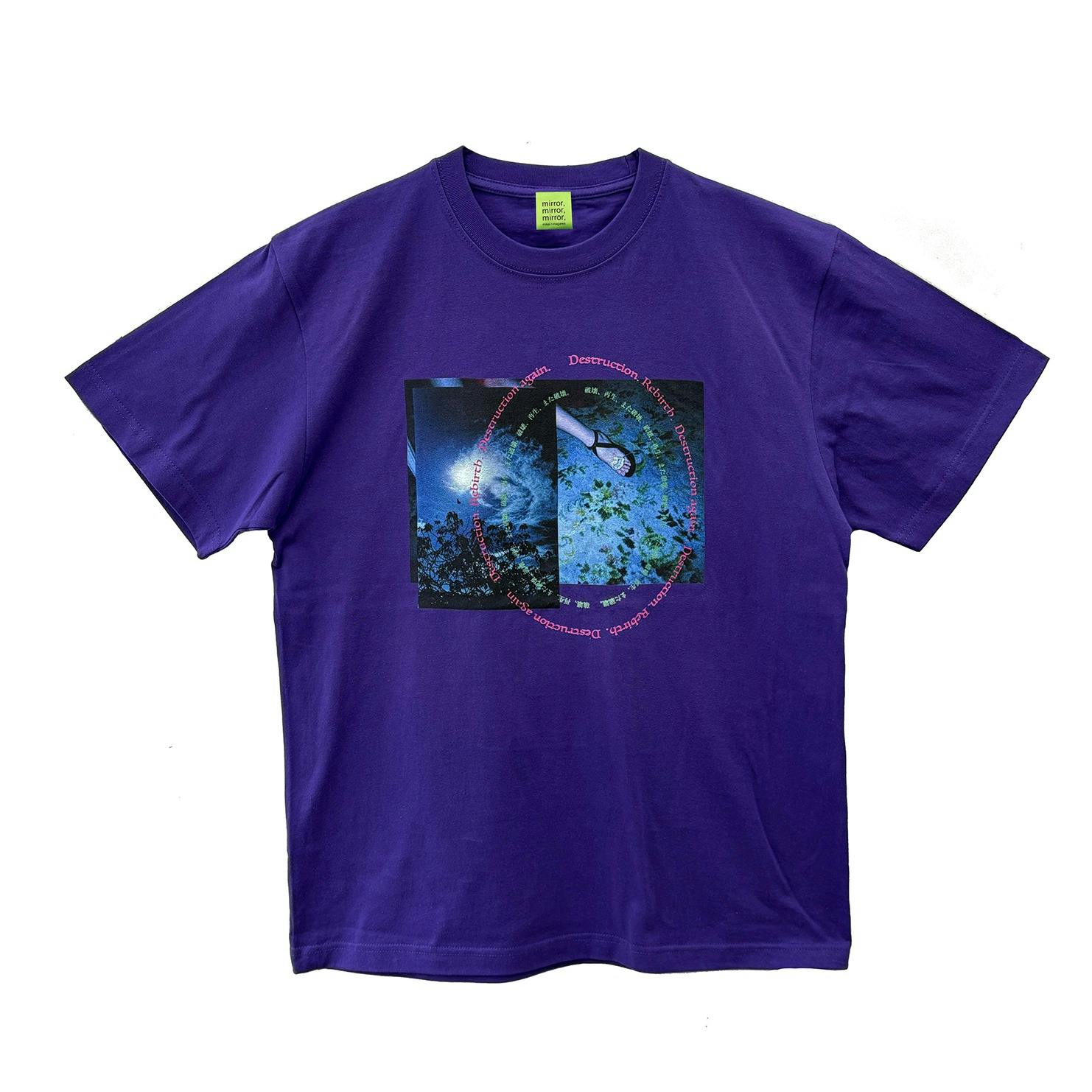 mirror, mirror, mirror mika ninagawa　Tシャツ（カラー PURPLE / サイズL）