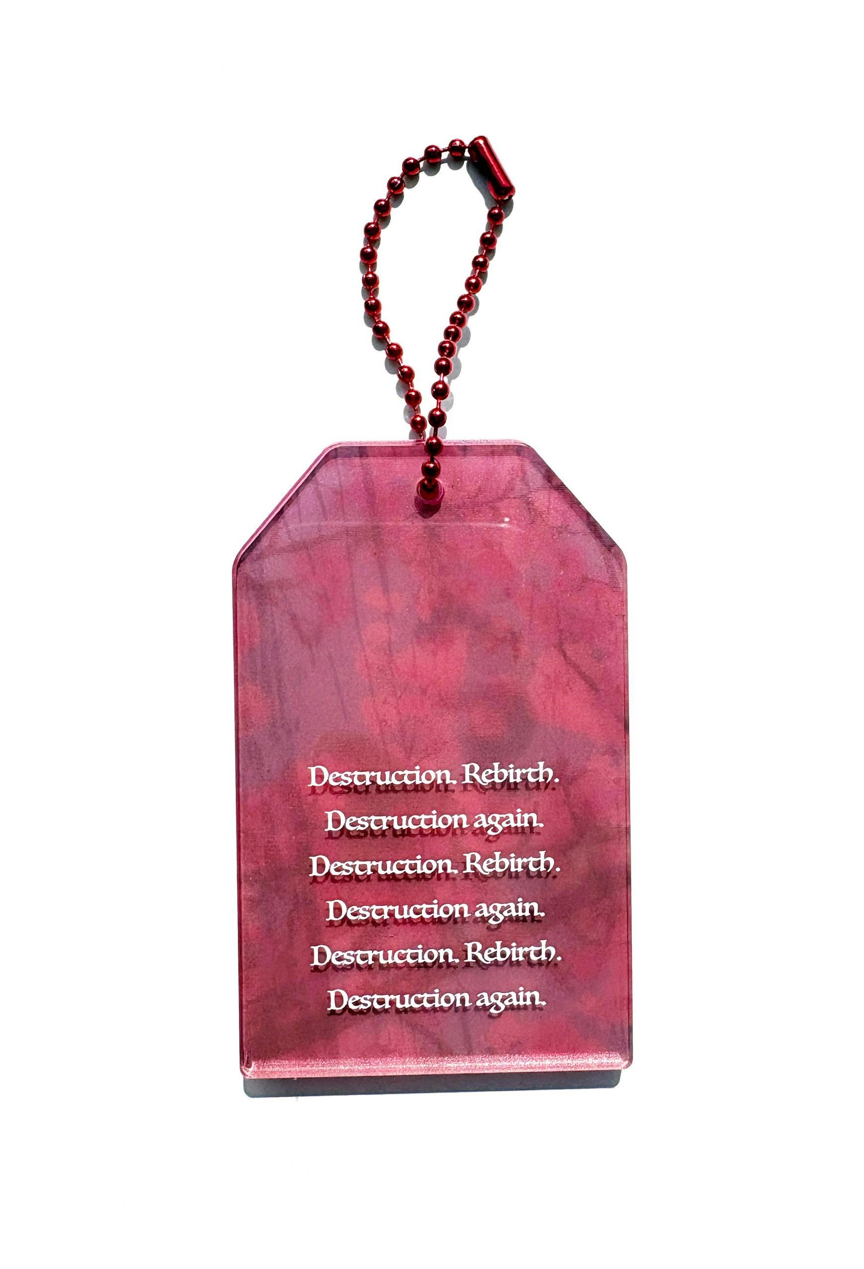 mirror, mirror, mirror mika ninagawa　お守りチャーム　（カラー PINK）