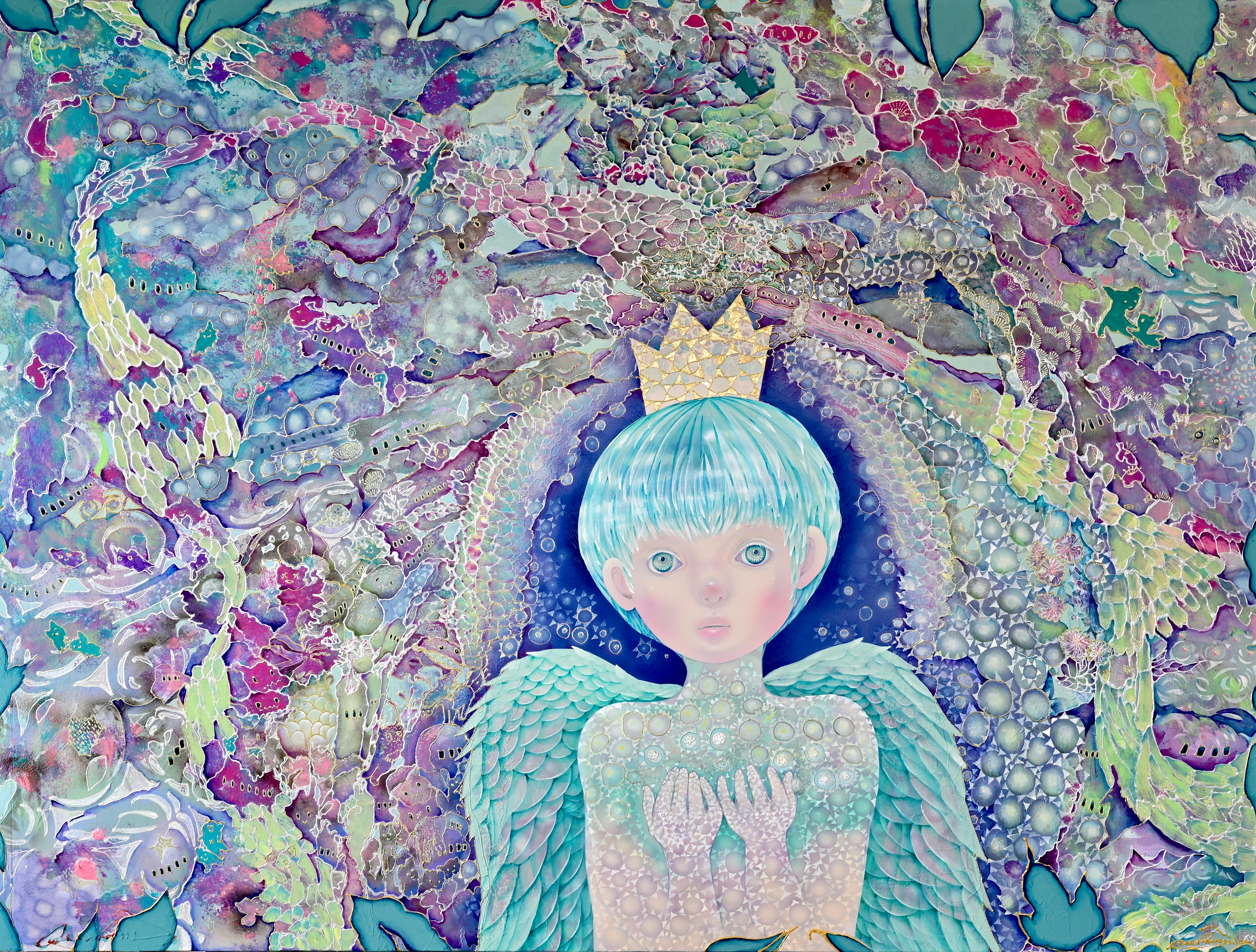 物語りの雨-緑の羽